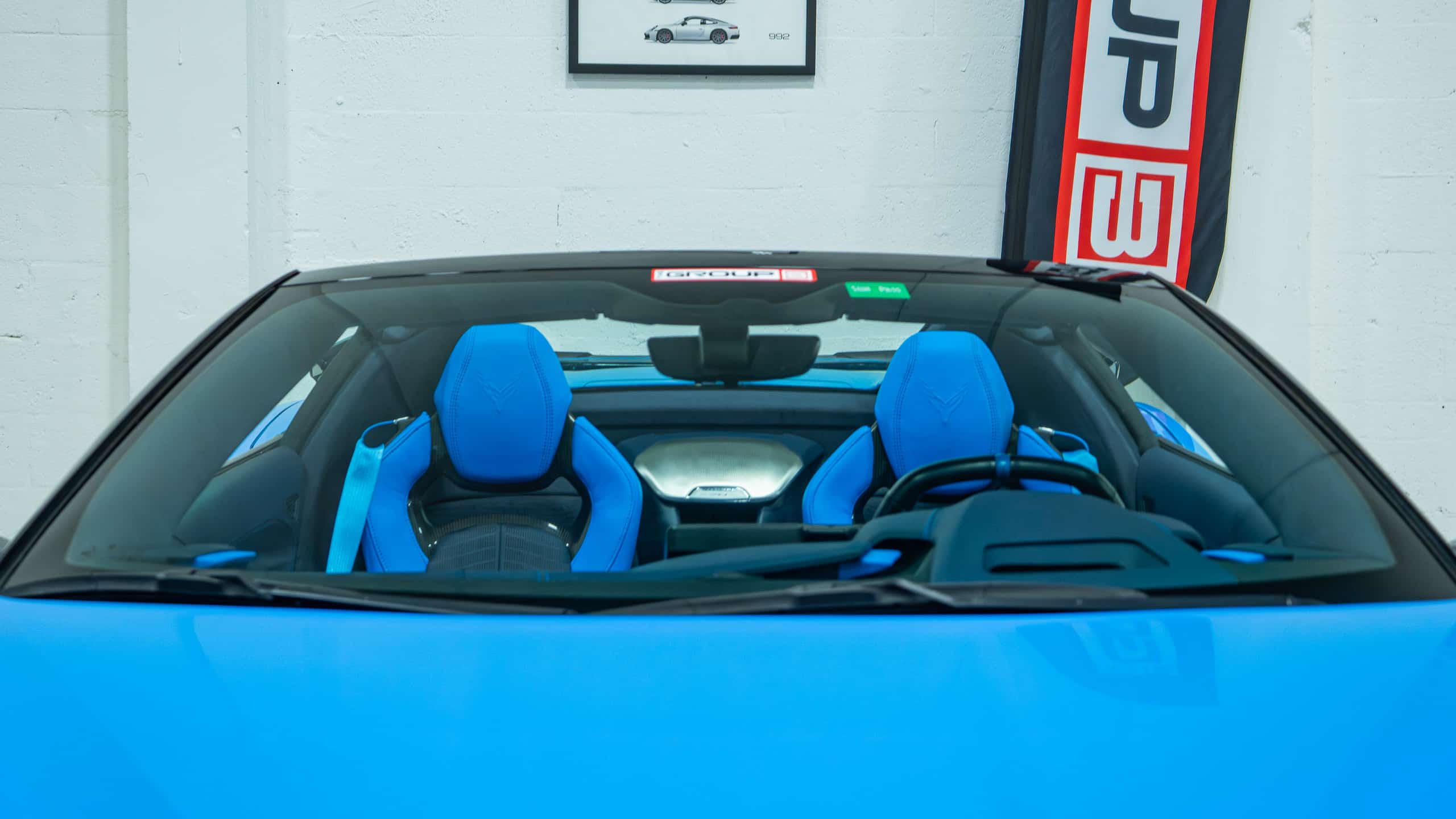 2023 Chevrolet Corvette STINGRAY Convertible 3LT Z51 -1 Owner – 8K Miles – Custom Forged Wheels – Aero upgrade – Rare Blue/Blue full
