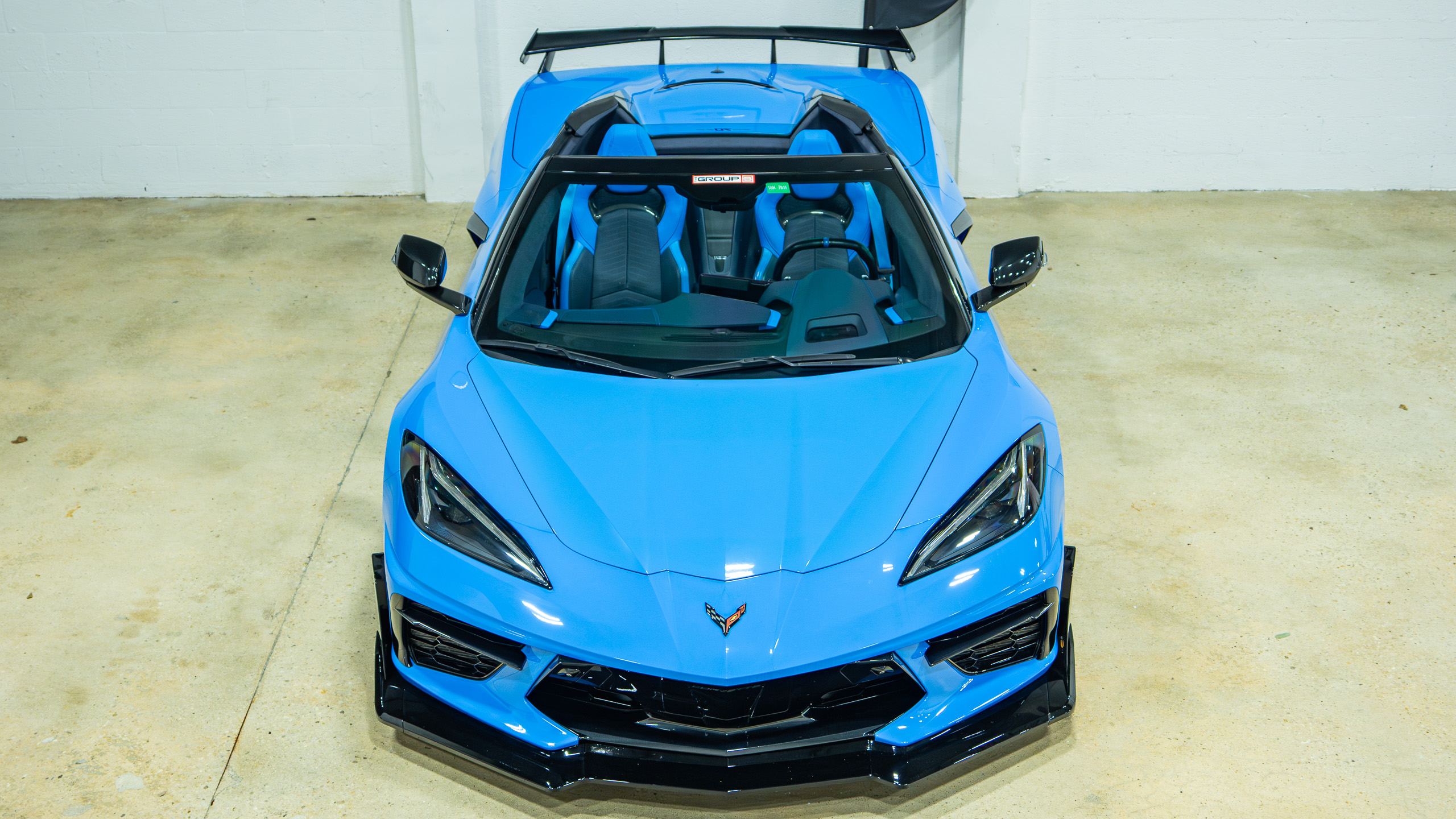 2023 Chevrolet Corvette STINGRAY Convertible 3LT Z51 -1 Owner – 8K Miles – Custom Forged Wheels – Aero upgrade – Rare Blue/Blue full
