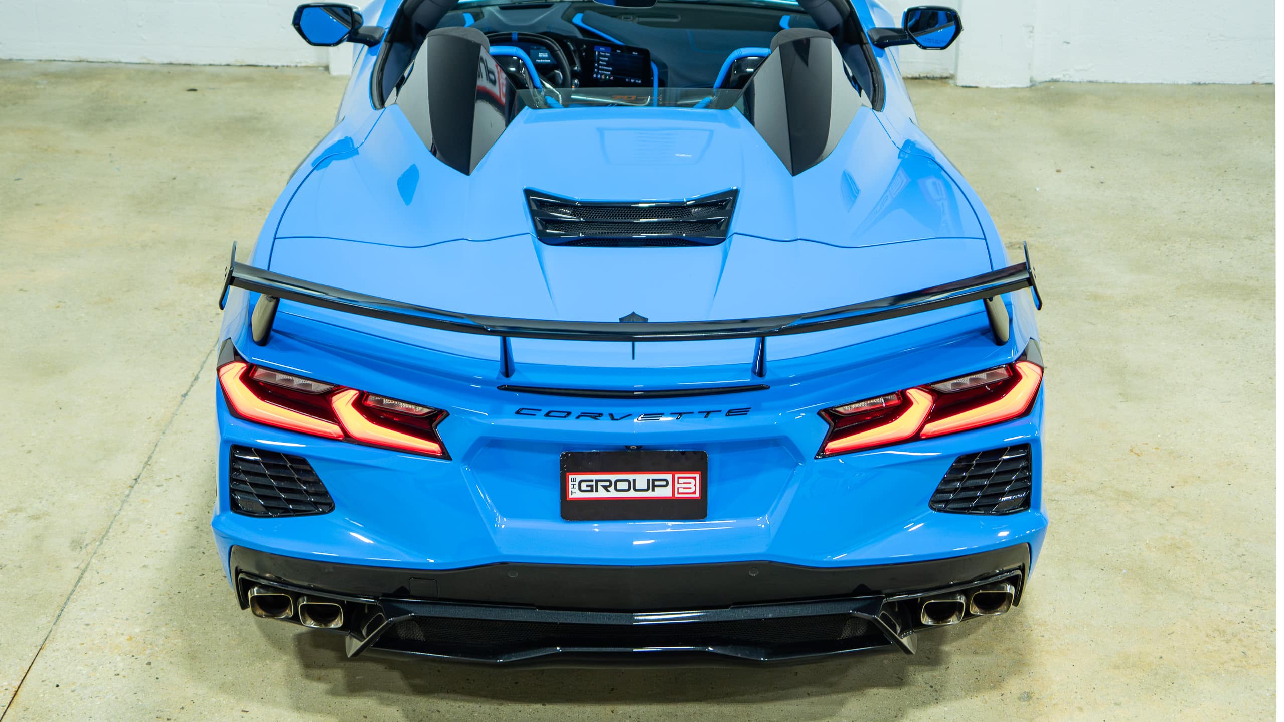 2023 Chevrolet Corvette STINGRAY Convertible 3LT Z51 -1 Owner – 8K Miles – Custom Forged Wheels – Aero upgrade – Rare Blue/Blue full
