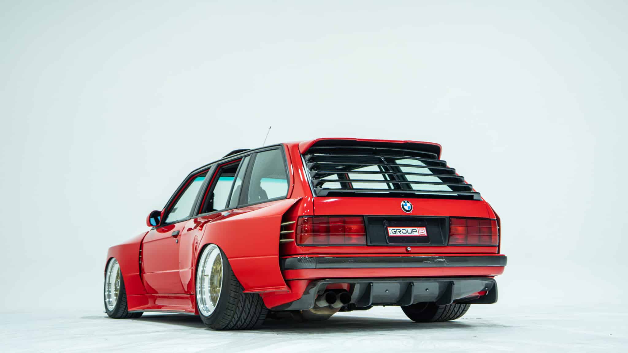 1989 BMW 325i Widebody Wagon 1 of 2 LTO Widebody – Magnesium BBS Wheels – Airlift Suspension – SHOW CAR full