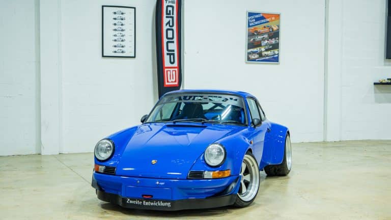 1989 Porsche 911 RWB – Backdate – 3.2L – G50 – Sunroof Delete – Smooth Fender Only 56k Miles – Bahama Blue – Custom Headers/Exhaust