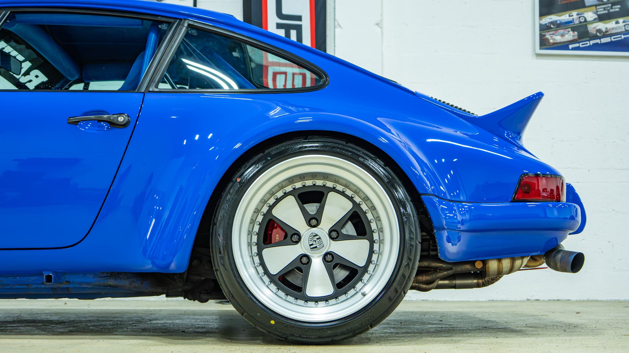1989 Porsche 911 RWB – Backdate – 3.2L – G50 – Sunroof Delete – Smooth Fender Only 56k Miles – Bahama Blue – Custom Headers/Exhaust full