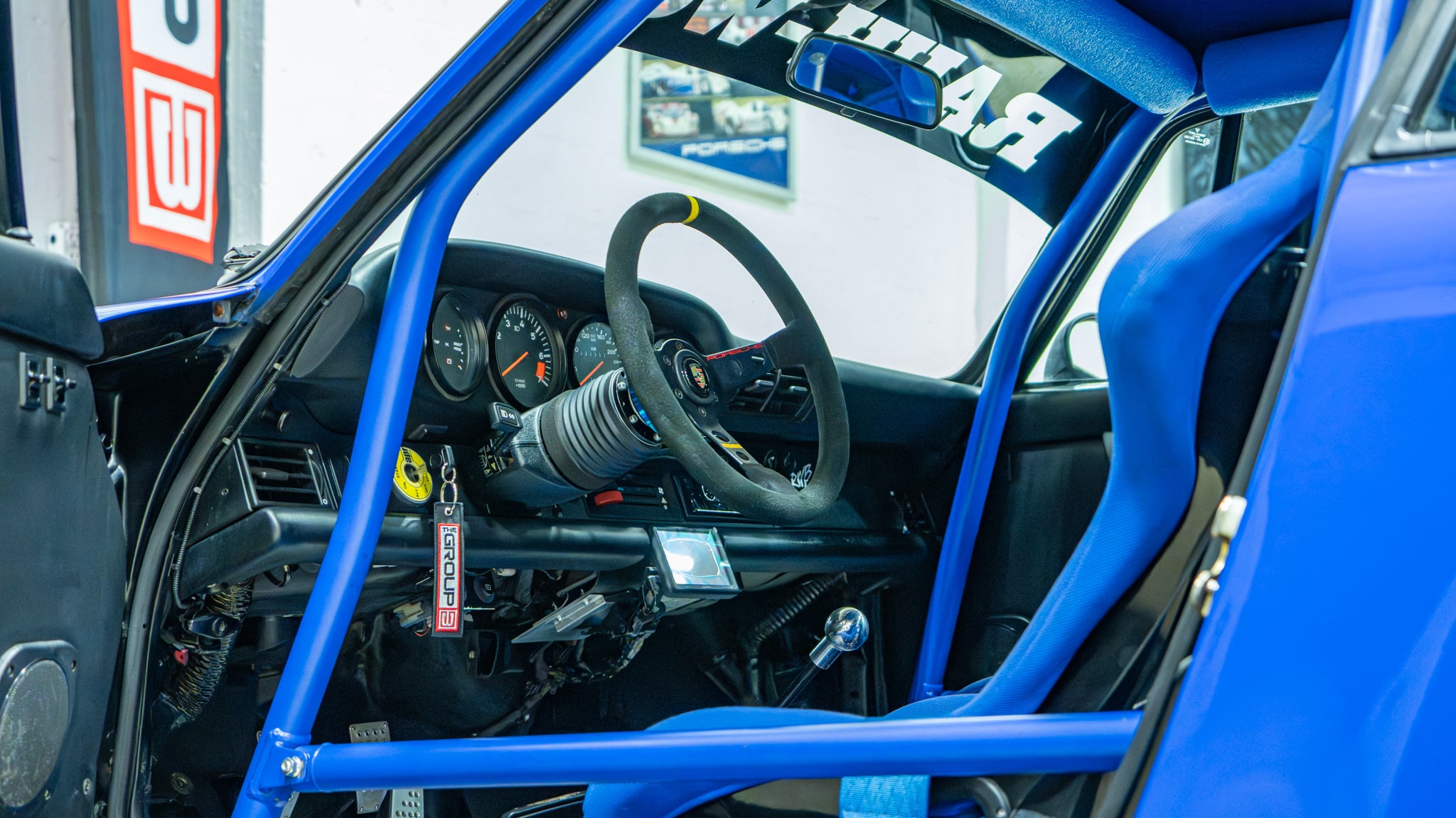 1989 Porsche 911 RWB – Backdate – 3.2L – G50 – Sunroof Delete – Smooth Fender Only 56k Miles – Bahama Blue – Custom Headers/Exhaust full
