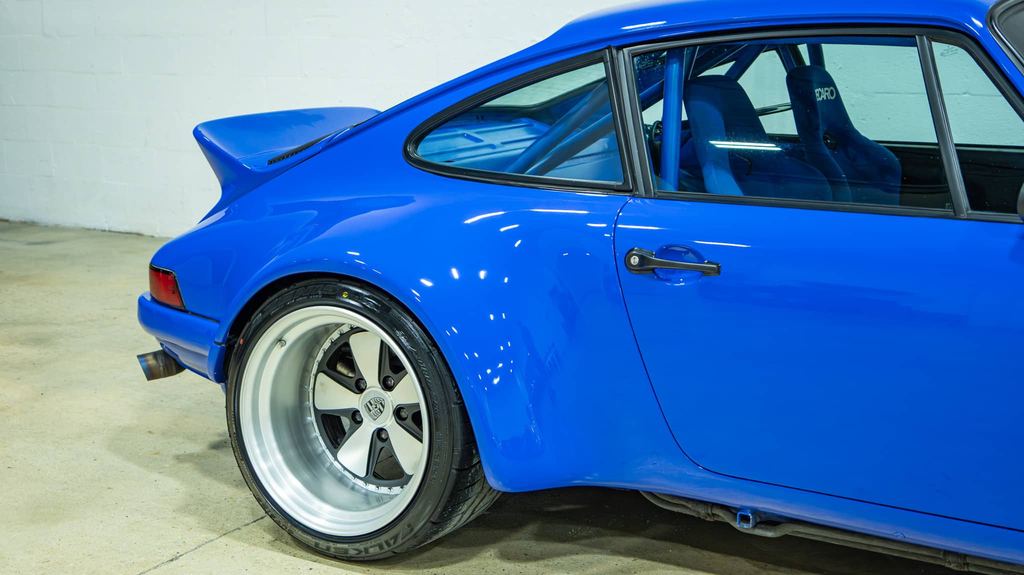 1989 Porsche 911 RWB – Backdate – 3.2L – G50 – Sunroof Delete – Smooth Fender Only 56k Miles – Bahama Blue – Custom Headers/Exhaust full