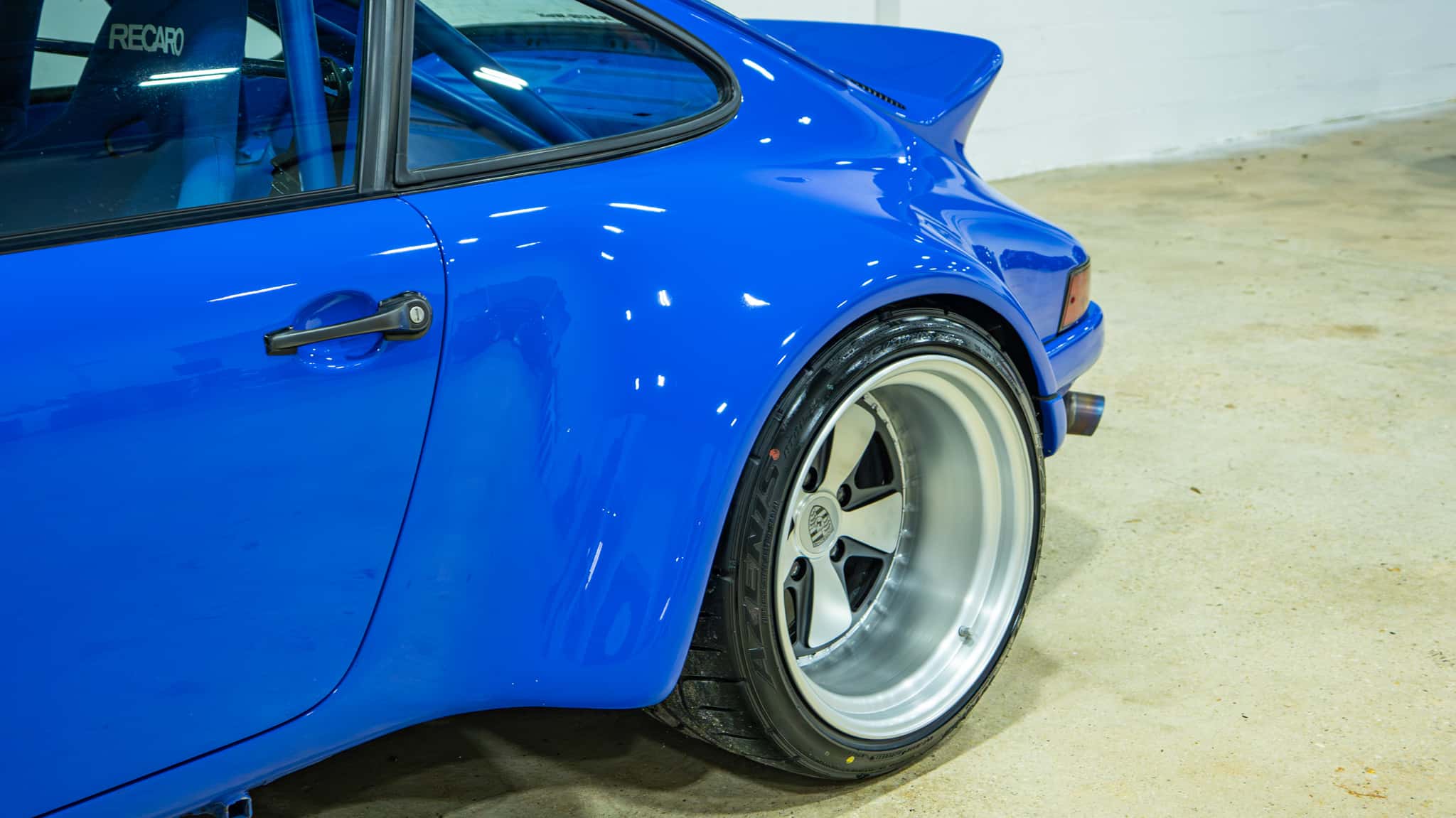 1989 Porsche 911 RWB – Backdate – 3.2L – G50 – Sunroof Delete – Smooth Fender Only 56k Miles – Bahama Blue – Custom Headers/Exhaust full