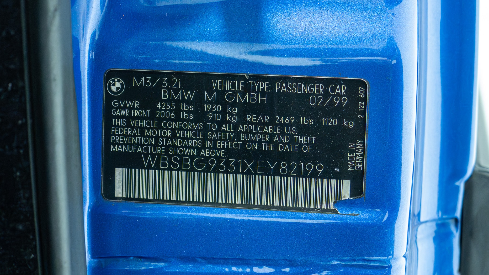 1999 BMW M3 E36 Big Turbo Built Motor -800 Horsepower – 81k Miles – Og Paint- Rare Estoril blue /Mulberry full