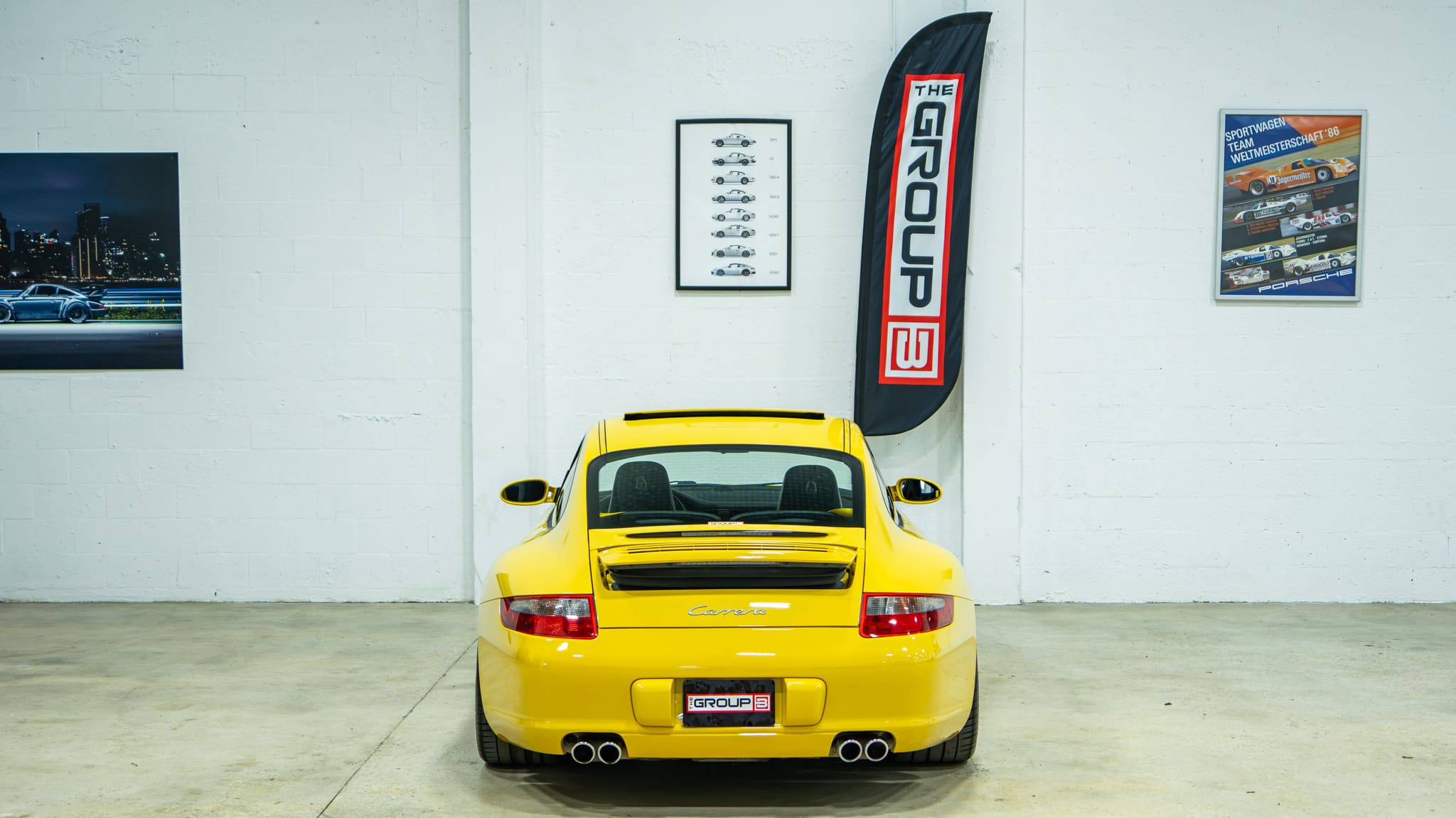 2005 Porsche 911 Carrera 997.1 Speed Yellow 105k Miles – 6 Speed Manual – Techart Exhaust – Yellow Belts full