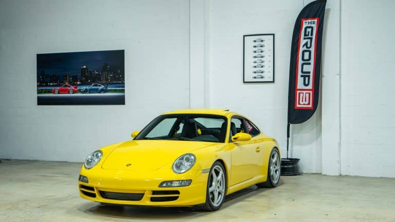 2005 Porsche 911 Carrera 997.1 Speed Yellow 105k Miles – 6 Speed Manual – Techart Exhaust – Yellow Belts