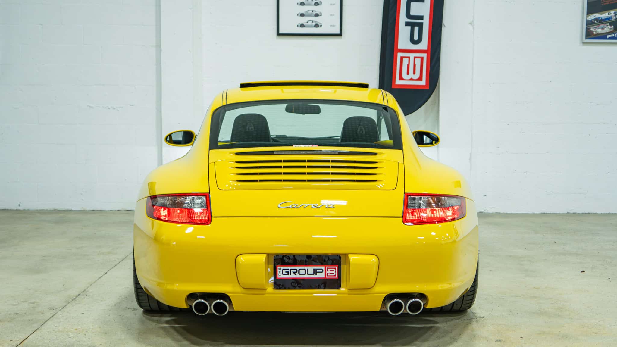 2005 Porsche 911 Carrera 997.1 Speed Yellow 105k Miles – 6 Speed Manual – Techart Exhaust – Yellow Belts full