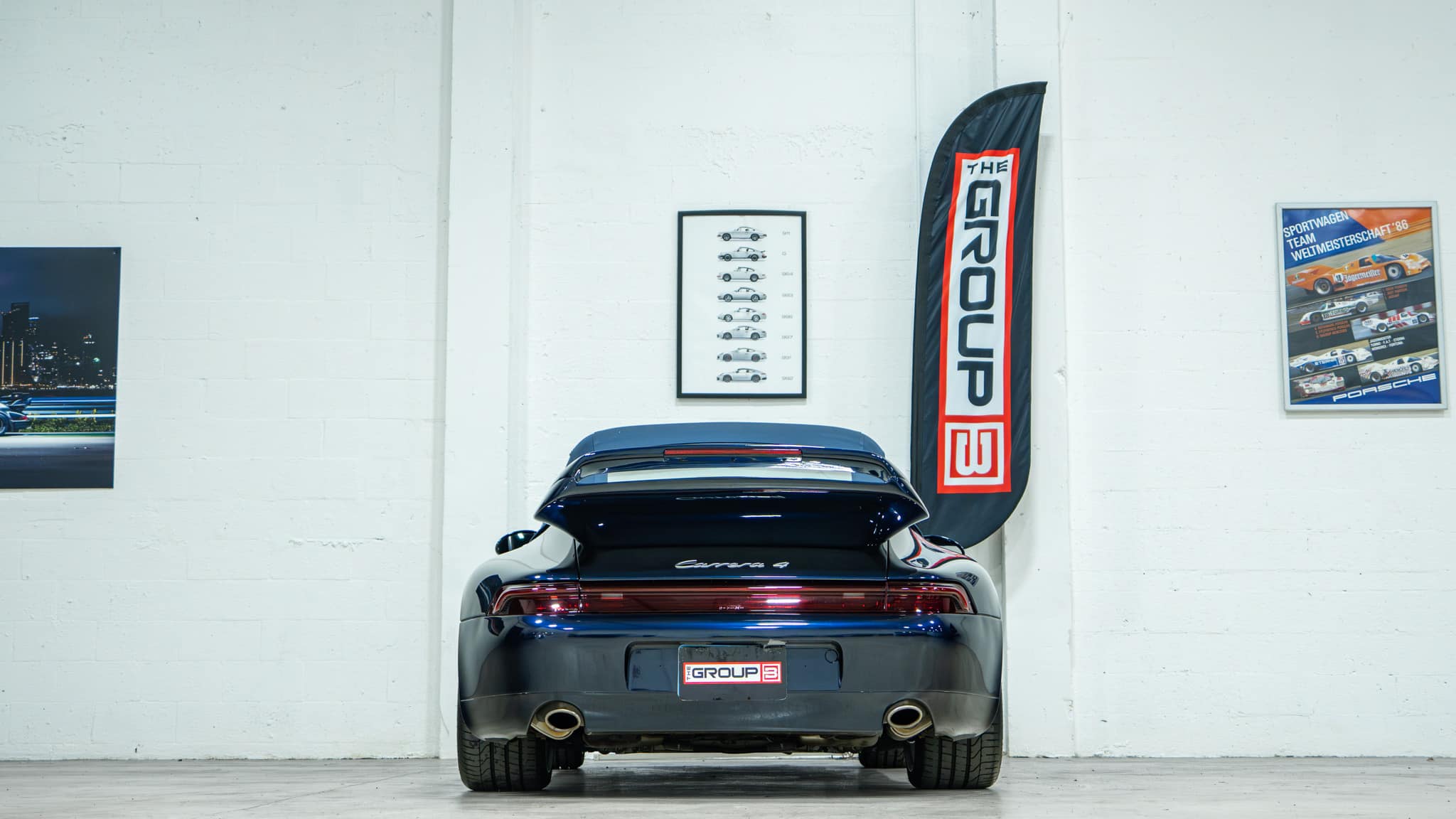 1995 Porsche 911 993 Carrera 4 Midnight Blue – 6 Speed Manual – Bilstein Coilovers full
