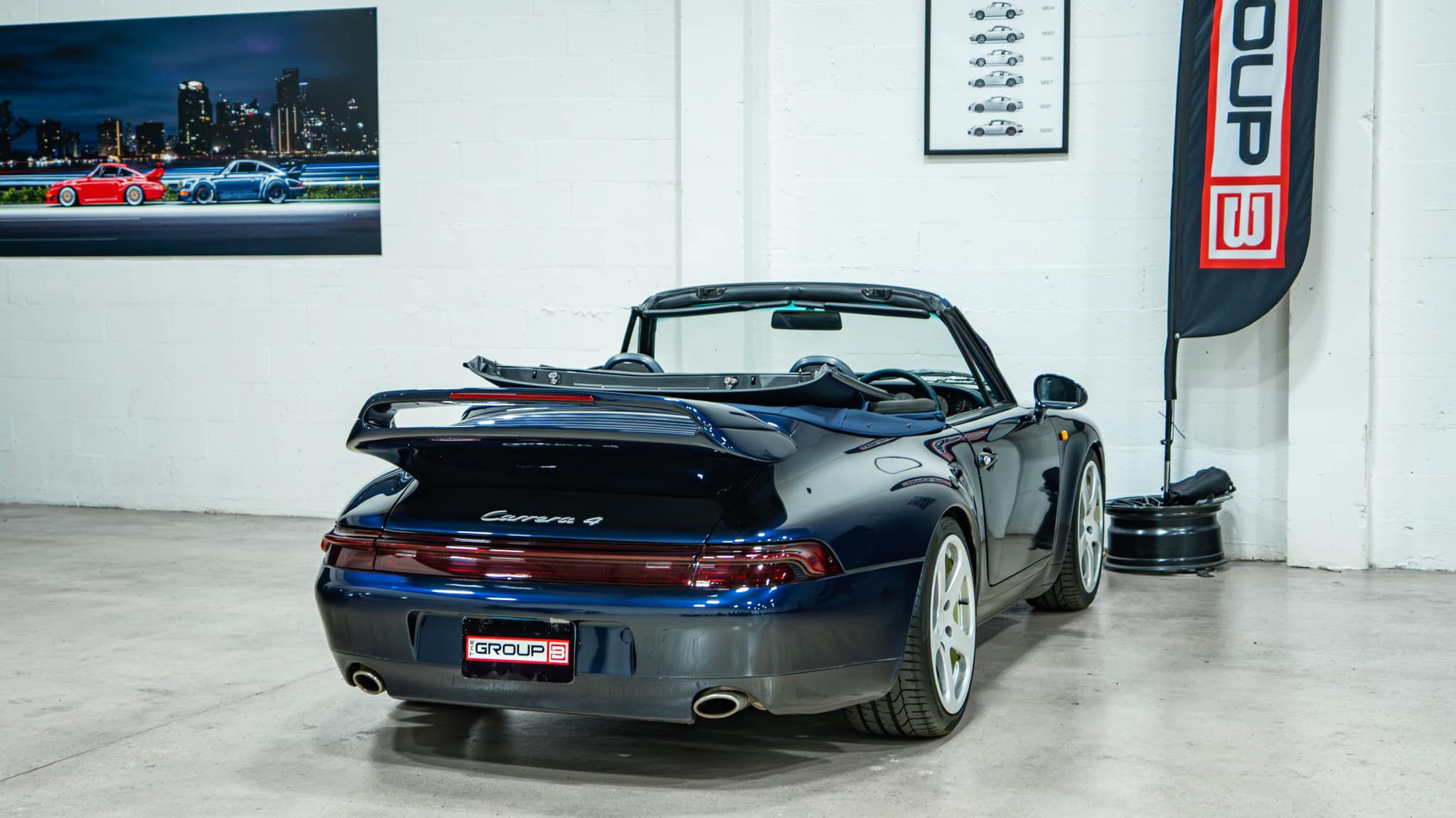 1995 Porsche 911 993 Carrera 4 Midnight Blue – 6 Speed Manual – Bilstein Coilovers full