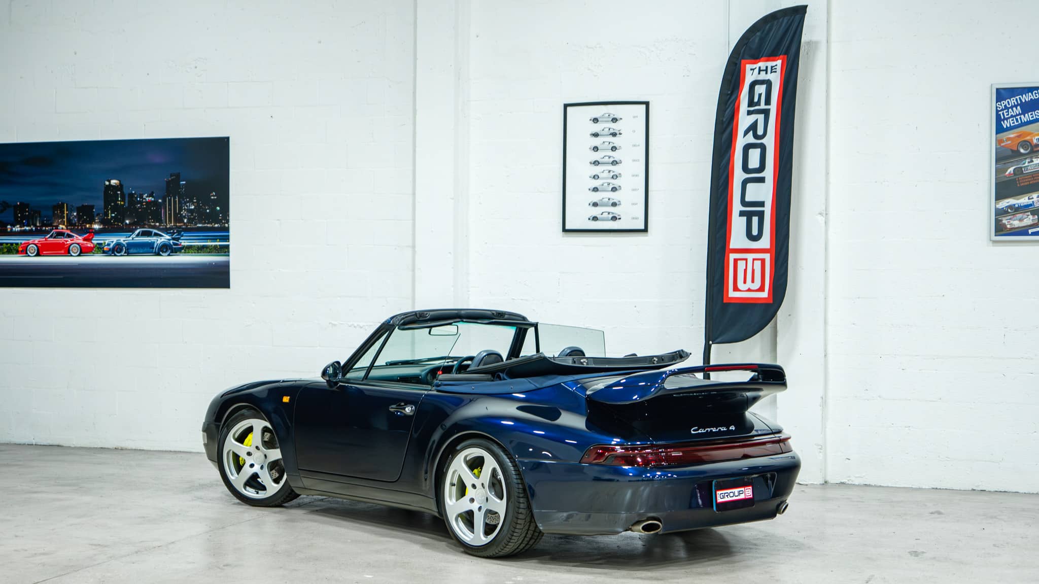 1995 Porsche 911 993 Carrera 4 Midnight Blue – 6 Speed Manual – Bilstein Coilovers full