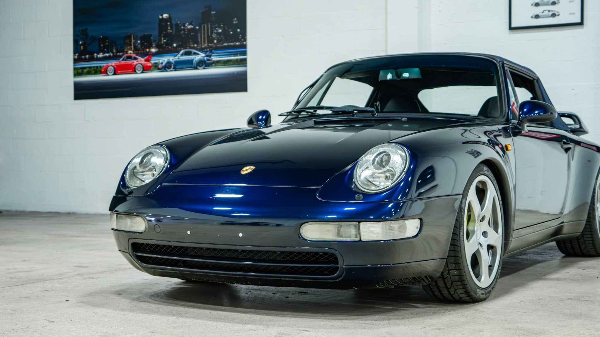 1995 Porsche 911 993 Carrera 4 Midnight Blue – 6 Speed Manual – Bilstein Coilovers full