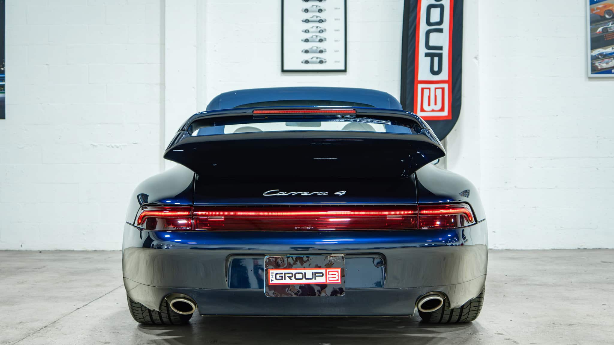 1995 Porsche 911 993 Carrera 4 Midnight Blue – 6 Speed Manual – Bilstein Coilovers full