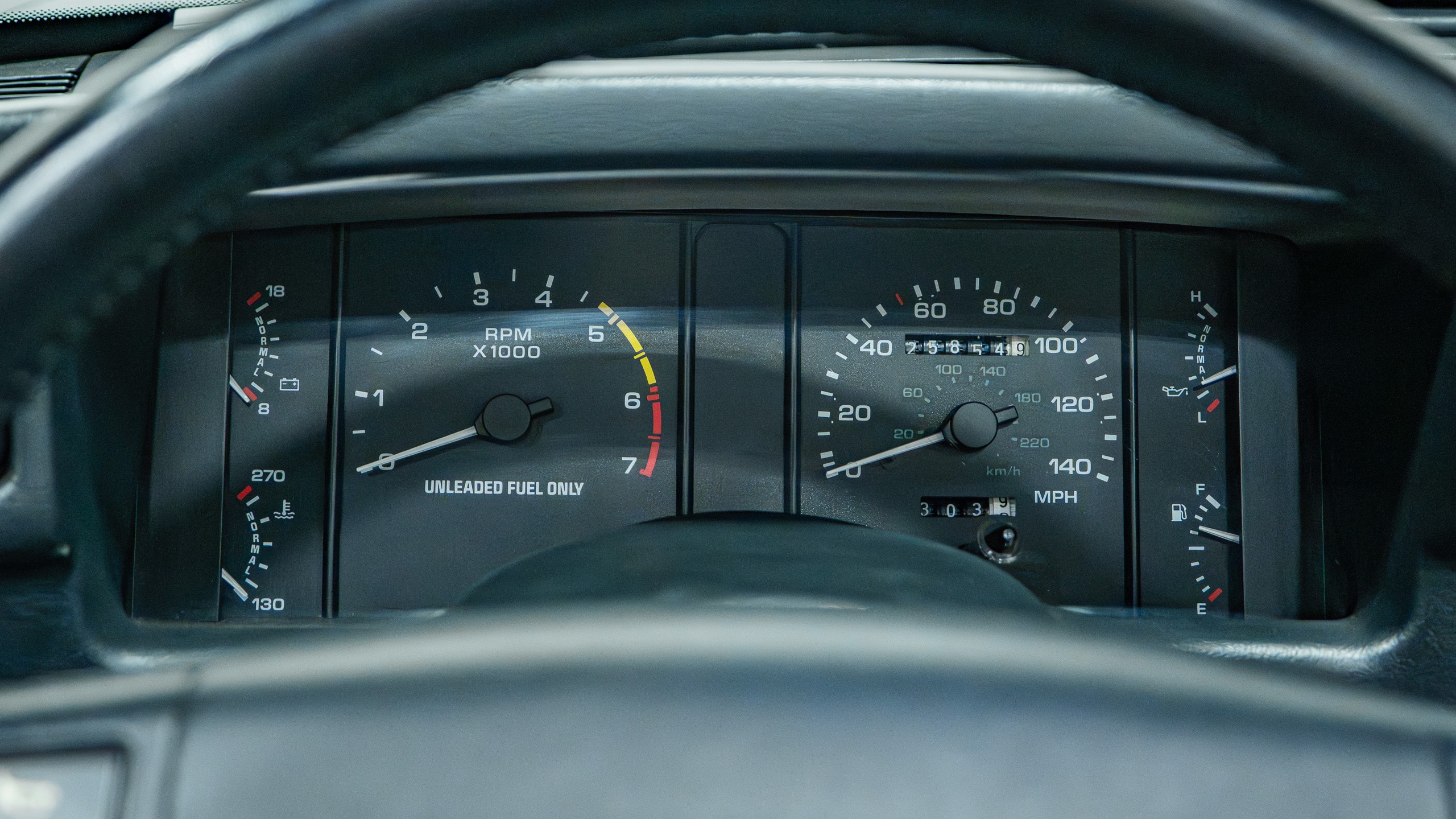 1993 Ford Mustang GT 5.0 – 5 Speed Manual Only 25k Miles – All Original Paint – Triple Black – All stock parts included full