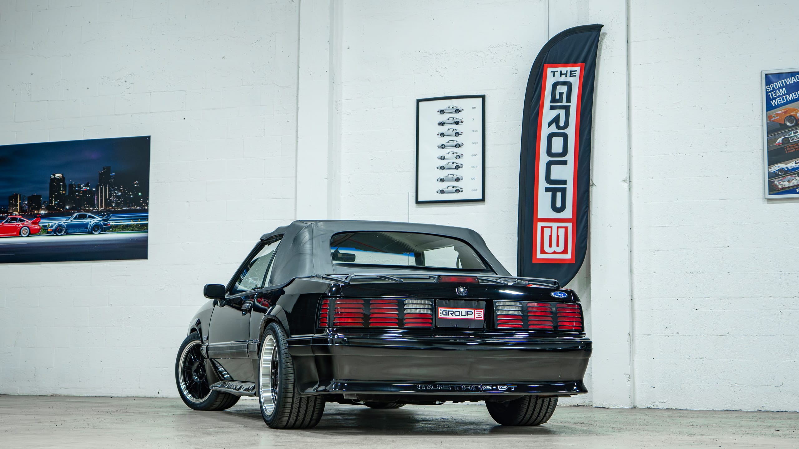1993 Ford Mustang GT 5.0 – 5 Speed Manual Only 25k Miles – All Original Paint – Triple Black – All stock parts included full