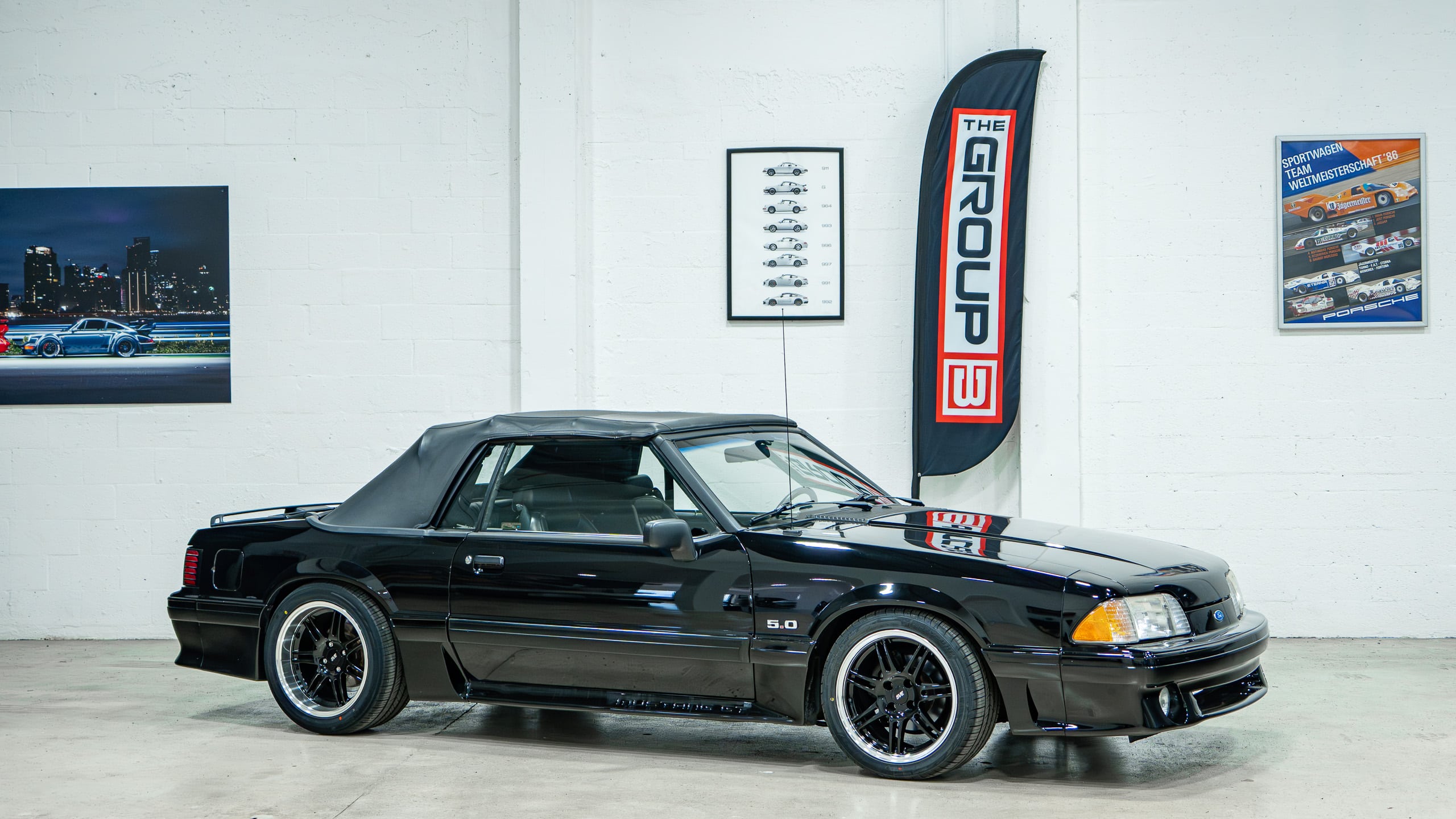 1993 Ford Mustang GT 5.0 – 5 Speed Manual Only 25k Miles – All Original Paint – Triple Black – All stock parts included full