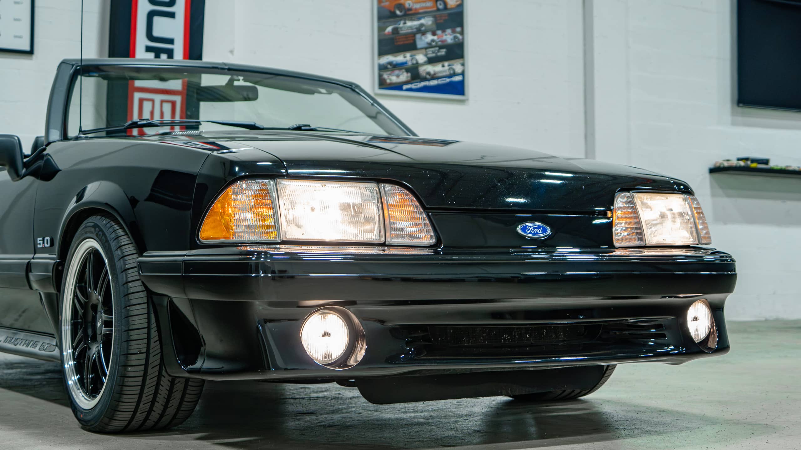 1993 Ford Mustang GT 5.0 – 5 Speed Manual Only 25k Miles – All Original Paint – Triple Black – All stock parts included full