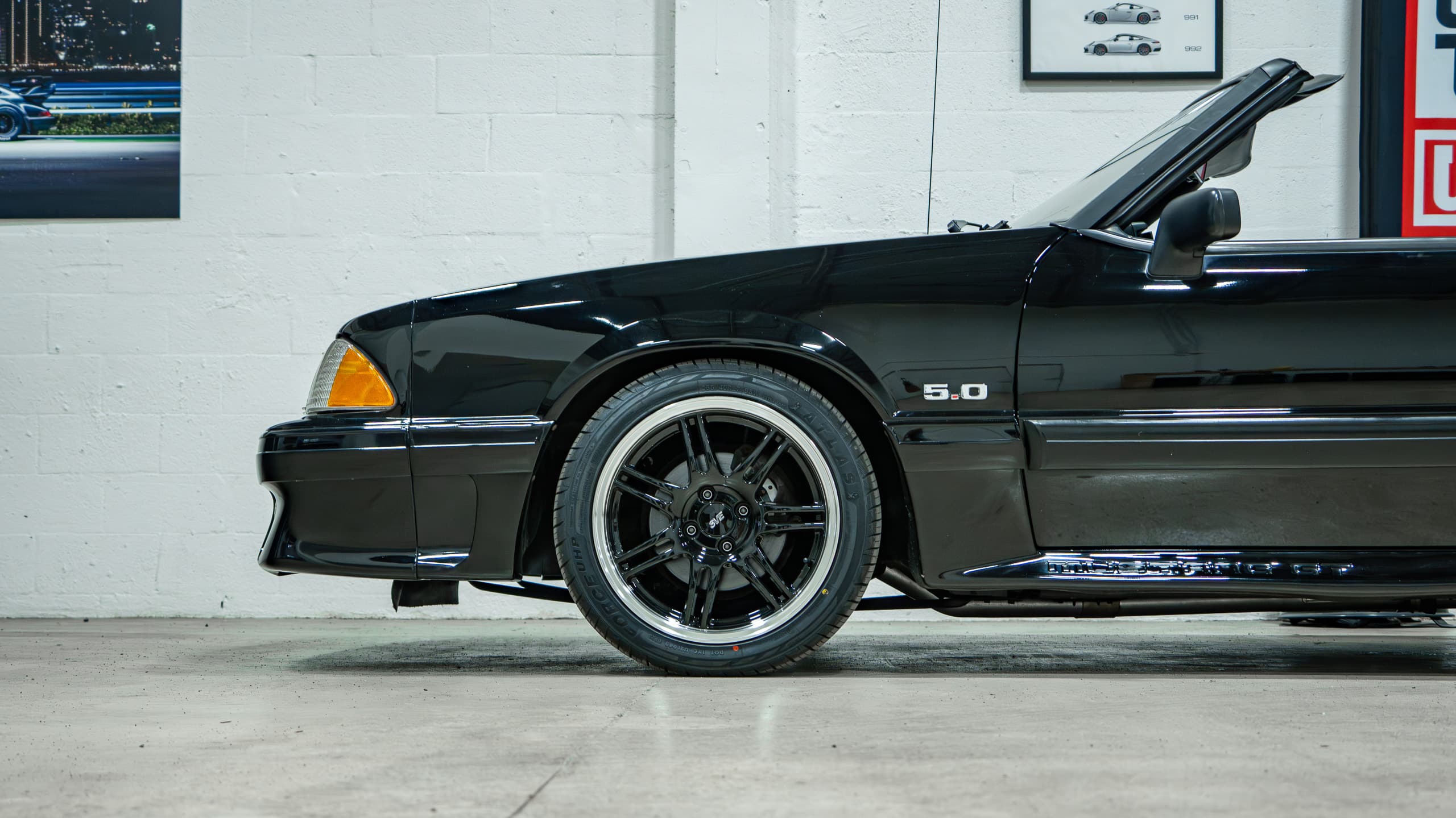 1993 Ford Mustang GT 5.0 – 5 Speed Manual Only 25k Miles – All Original Paint – Triple Black – All stock parts included full