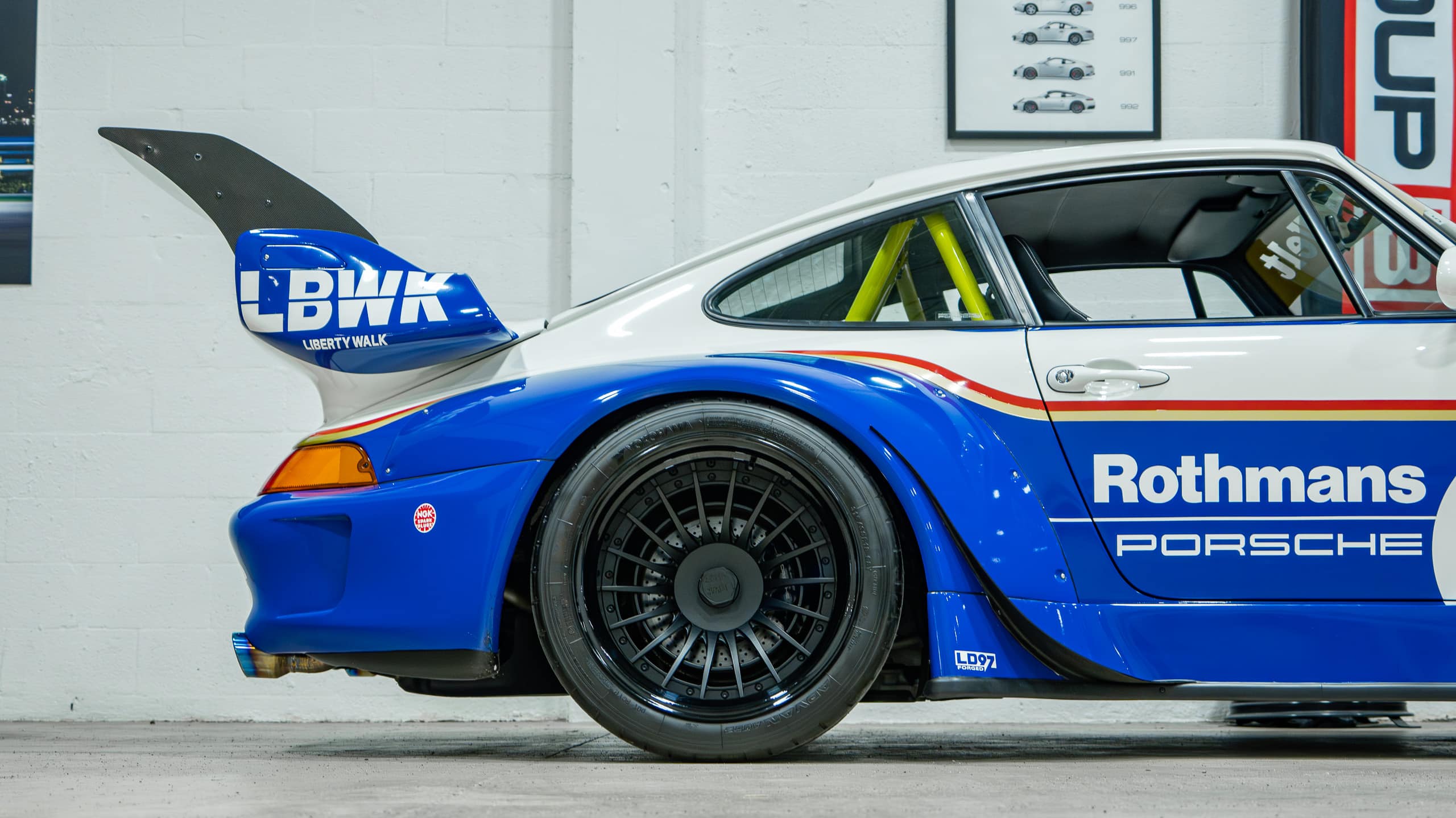 1995 Porsche 911 – 993 Carrera – Sunroof Delete – Only 16k Miles -1 of 2 RWB x Liberty Walk Collabs full