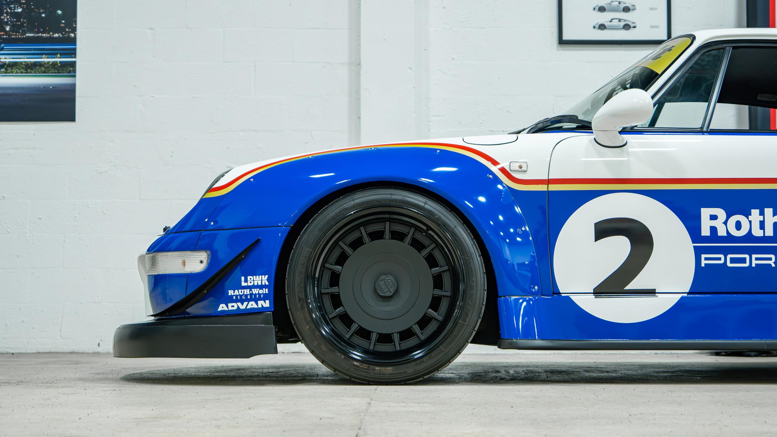 1995 Porsche 911 – 993 Carrera – Sunroof Delete – Only 16k Miles -1 of 2 RWB x Liberty Walk Collabs full