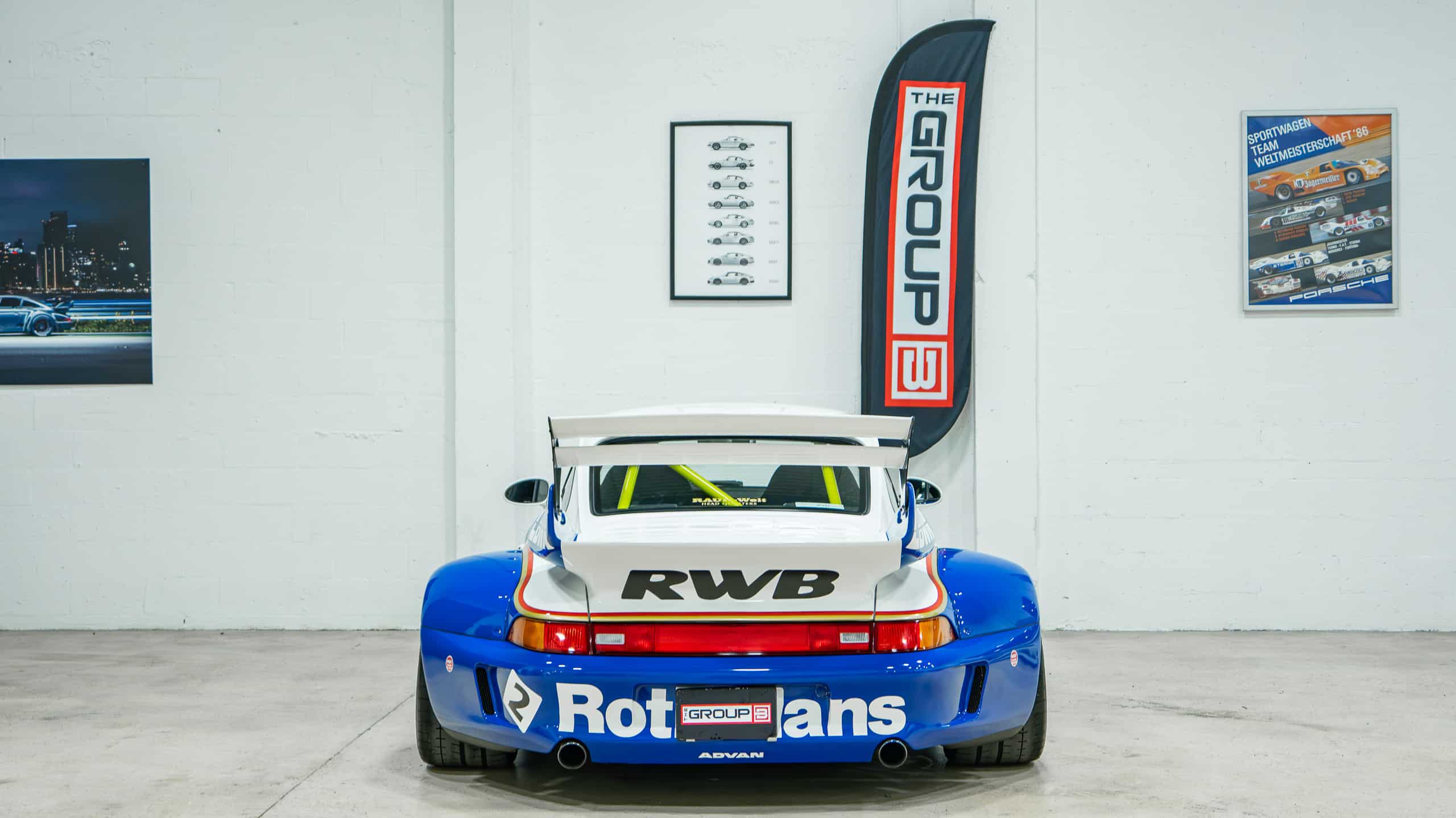 1995 Porsche 911 – 993 Carrera – Sunroof Delete – Only 16k Miles -1 of 2 RWB x Liberty Walk Collabs full