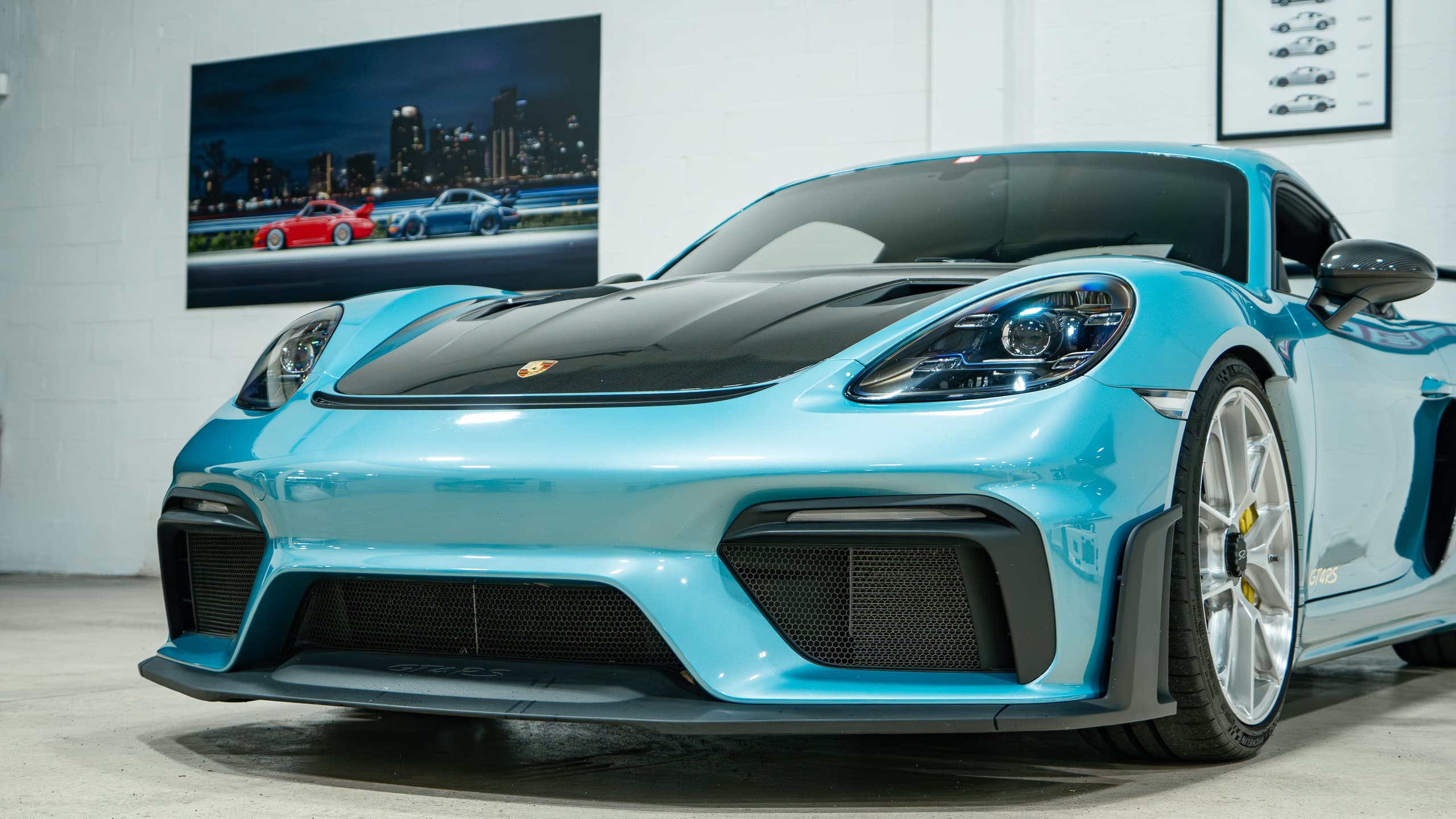 2024 Porsche Cayman GT4 RS Weissach – 1 Owner – Fully Loaded – Ipanema Blue PTS – Full Body PPF – Only 3500 miles full