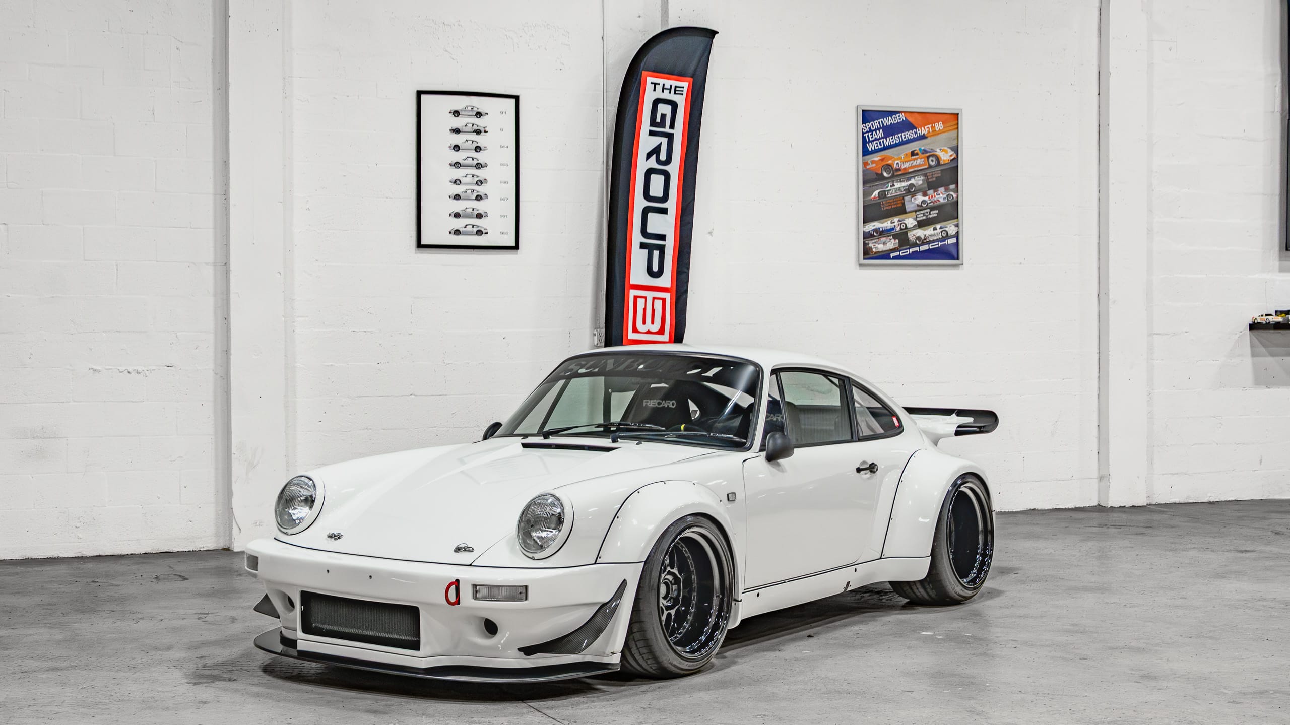 1988 Porsche 911 Club Sport 1 of 340 CS – Sunburst Widebody – Only 12k Miles – G50 5 Speed – MoTEC – 2340 Lb