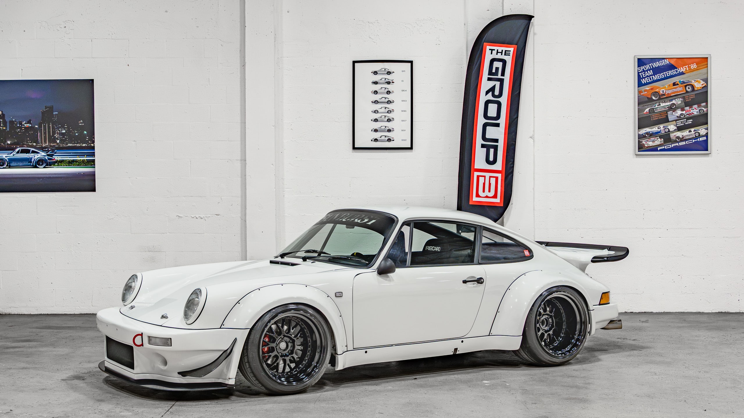 1988 Porsche 911 Club Sport 1 of 340 CS – Sunburst Widebody – Only 12k Miles – G50 5 Speed – MoTEC – 2340 Lb full