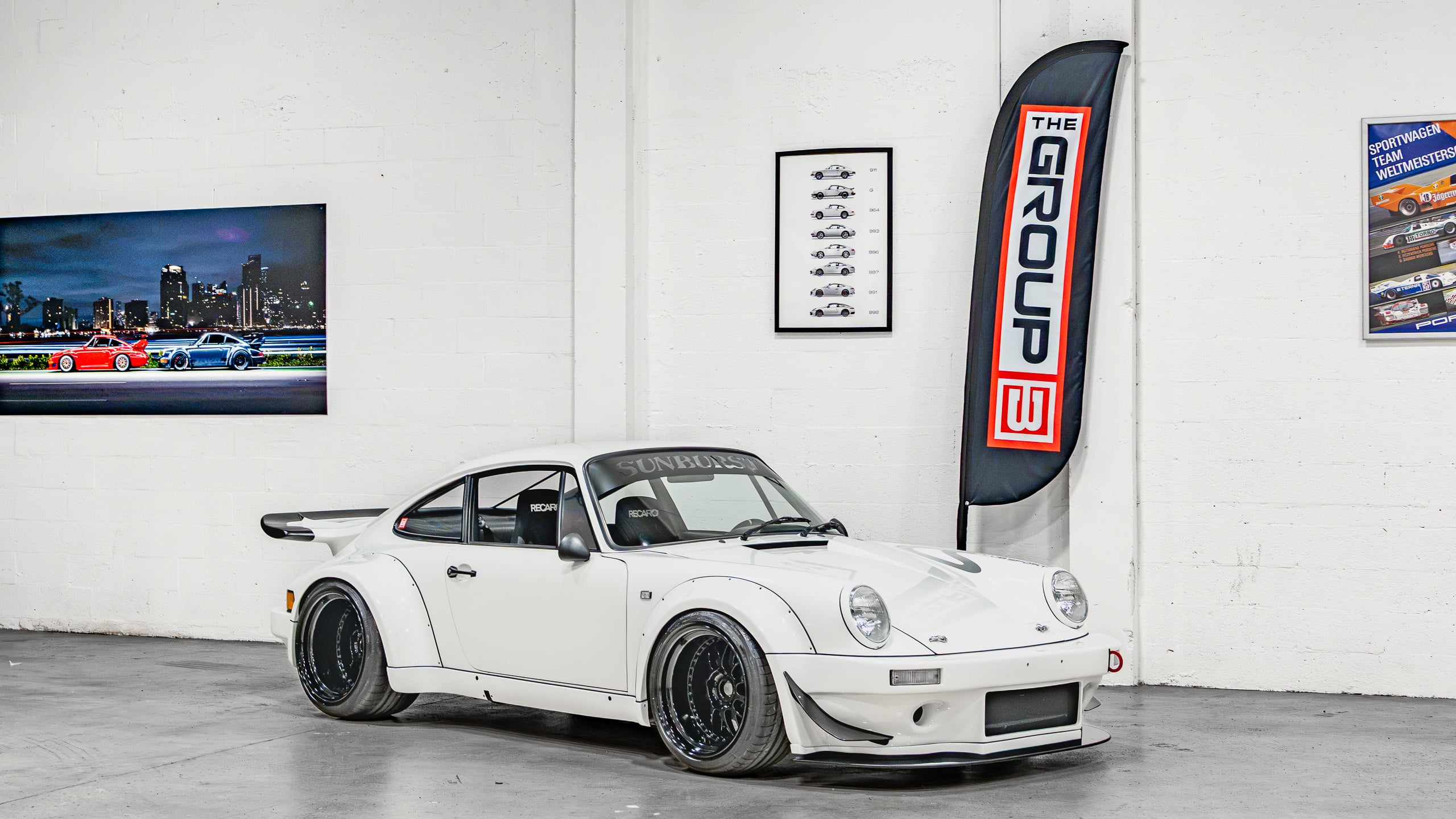 1988 Porsche 911 Club Sport 1 of 340 CS – Sunburst Widebody – Only 12k Miles – G50 5 Speed – MoTEC – 2340 Lb full