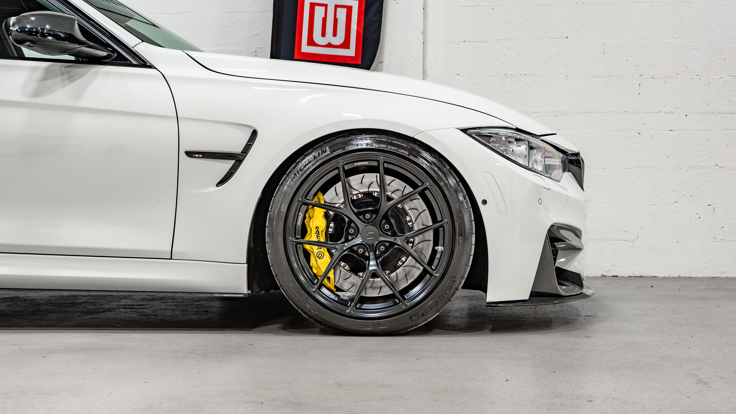 2016 BMW M3 F80 Competition Only 26k Miles – Carbon Roof – BREMBO GT Brakes – Pure Turbos – Over 650 WHP full