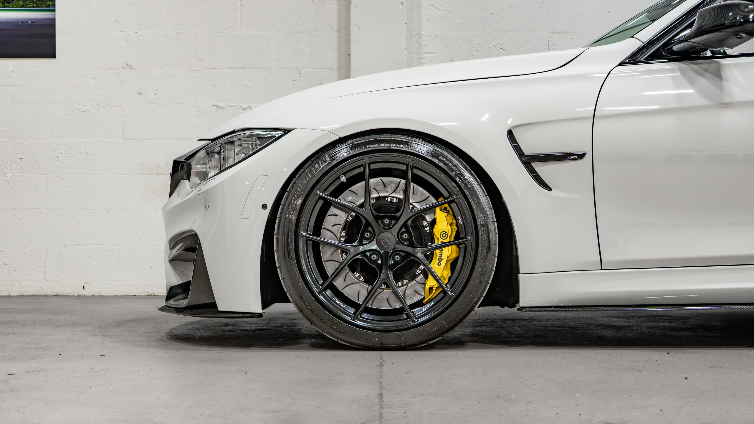 2016 BMW M3 F80 Competition Only 26k Miles – Carbon Roof – BREMBO GT Brakes – Pure Turbos – Over 650 WHP full