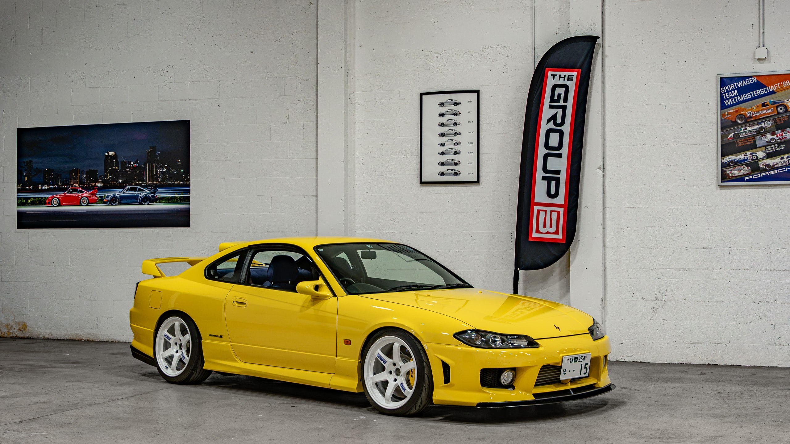 1999 Nissan Silvia S15 Spec R Build – Lightning Yellow – Only 24k Miles – 6 Speed Manual – OEM SPEC R Aero full