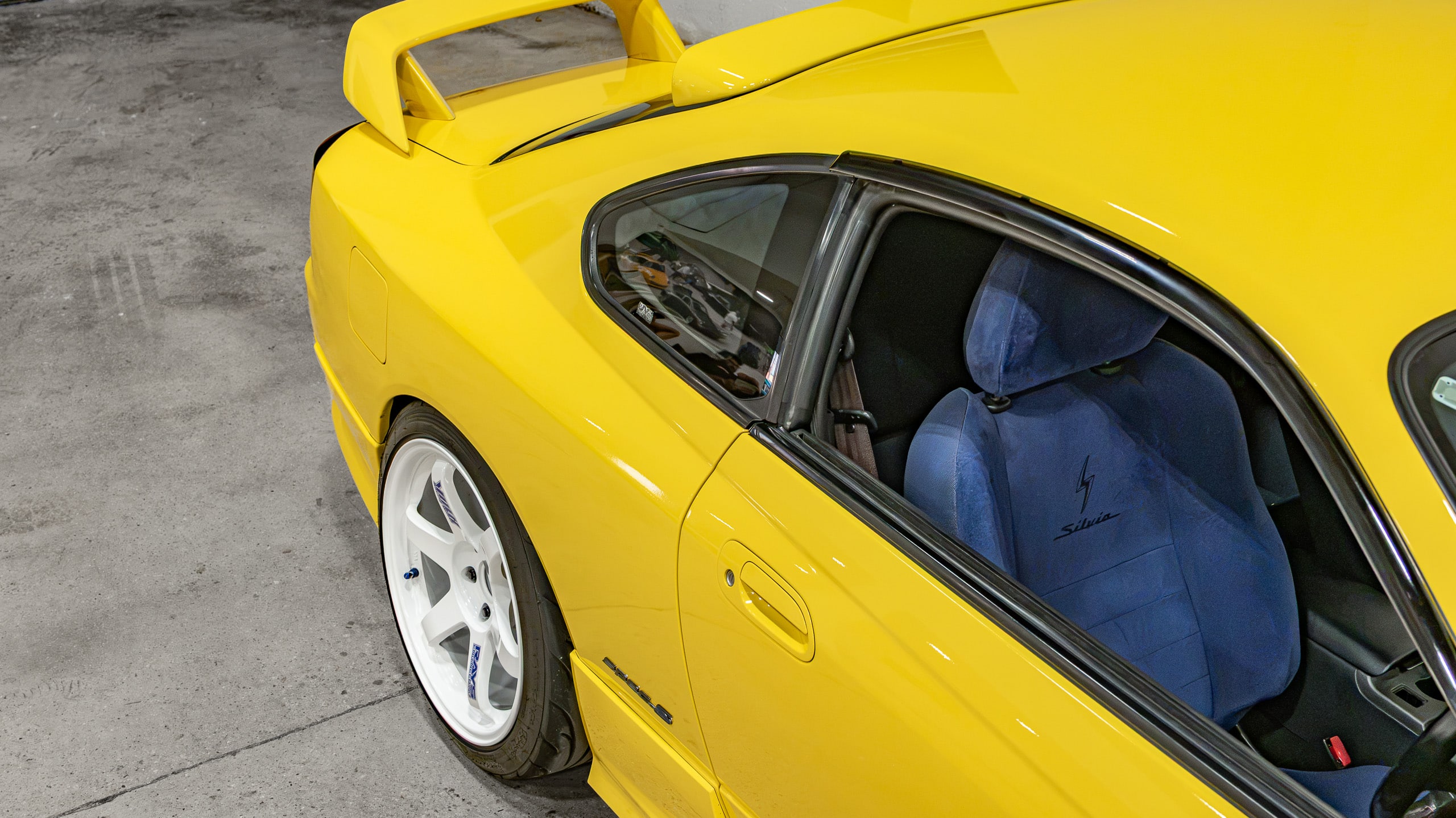 1999 Nissan Silvia S15 Spec R Build – Lightning Yellow – Only 24k Miles – 6 Speed Manual – OEM SPEC R Aero full
