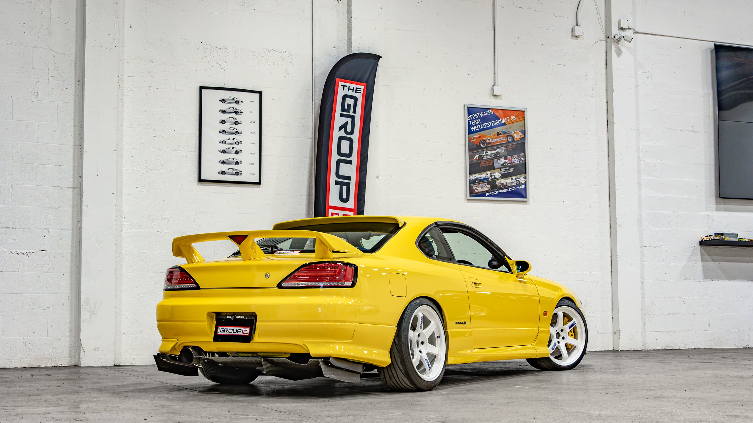 1999 Nissan Silvia S15 Spec R Build – Lightning Yellow – Only 24k Miles – 6 Speed Manual – OEM SPEC R Aero full