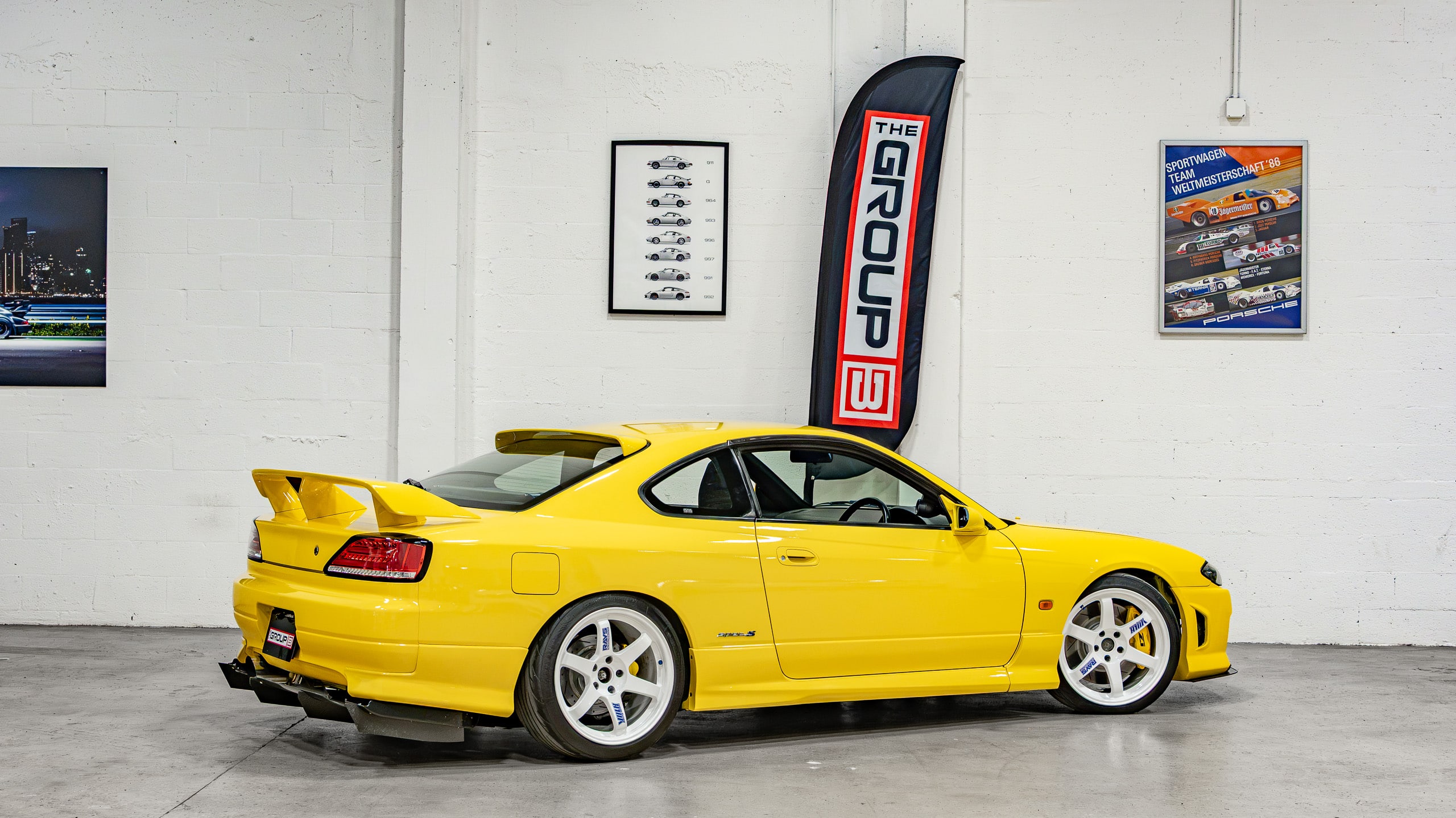 1999 Nissan Silvia S15 Spec R Build – Lightning Yellow – Only 24k Miles – 6 Speed Manual – OEM SPEC R Aero full
