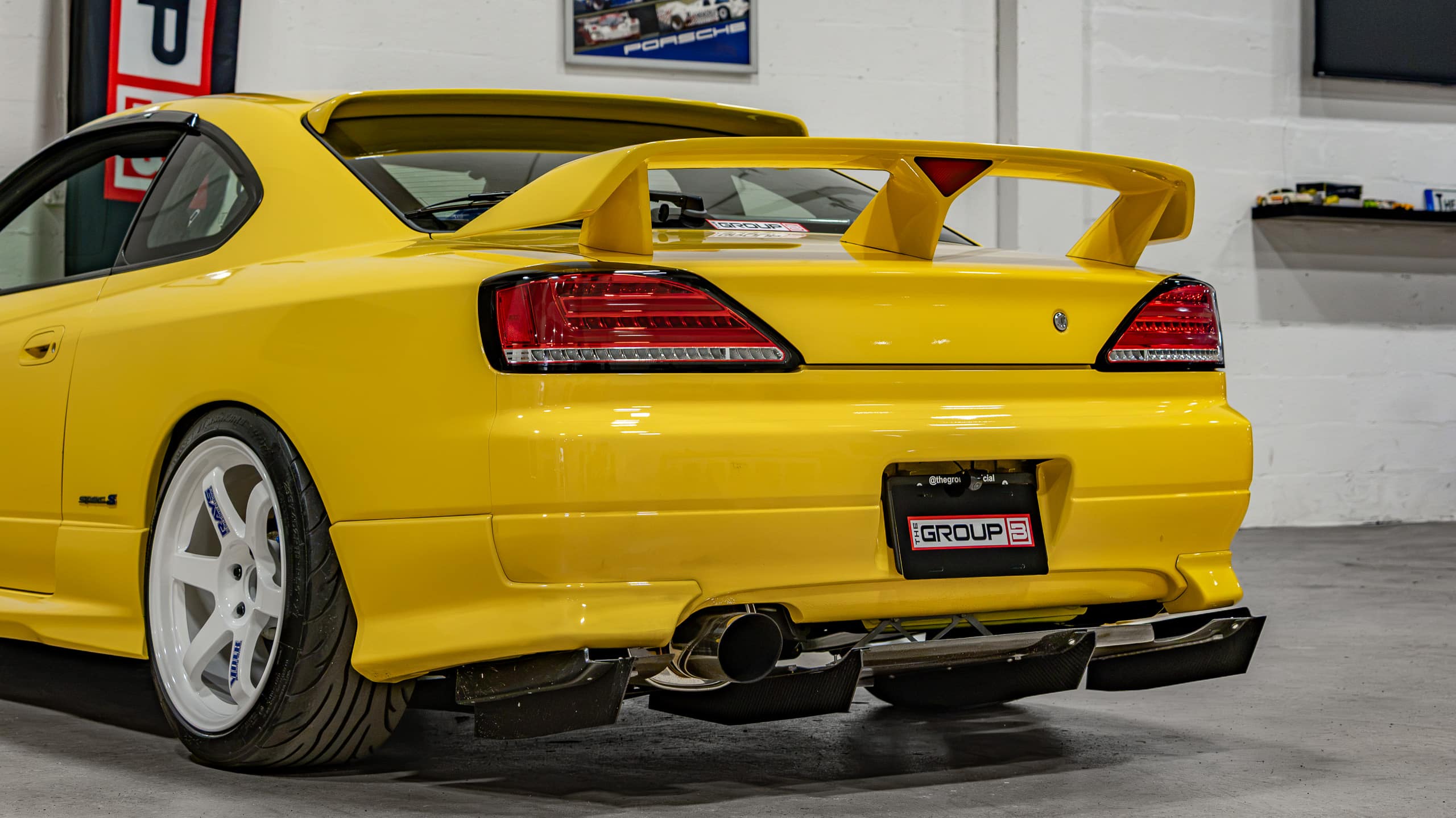 1999 Nissan Silvia S15 Spec R Build – Lightning Yellow – Only 24k Miles – 6 Speed Manual – OEM SPEC R Aero full