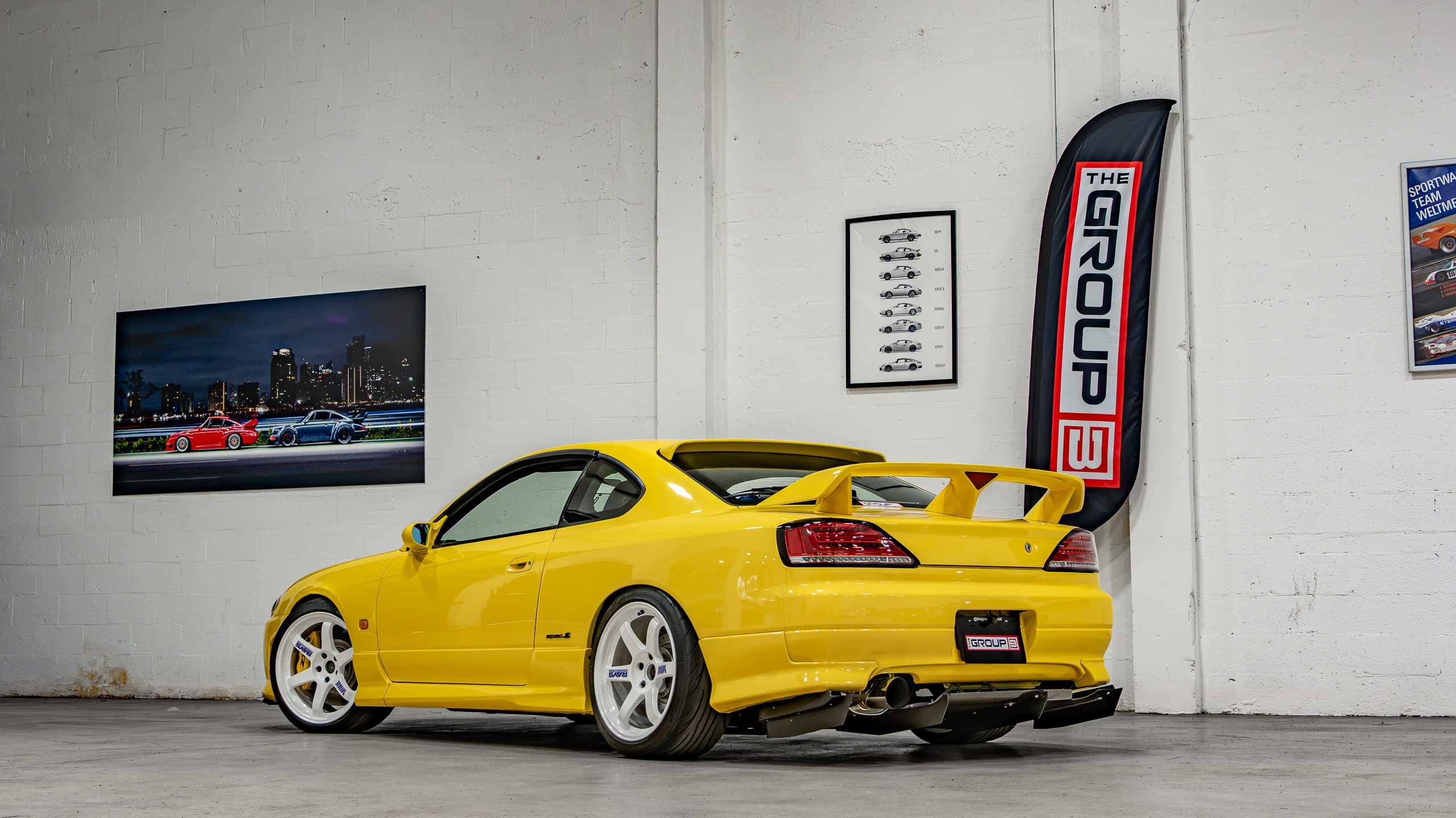 1999 Nissan Silvia S15 Spec R Build – Lightning Yellow – Only 24k Miles – 6 Speed Manual – OEM SPEC R Aero full