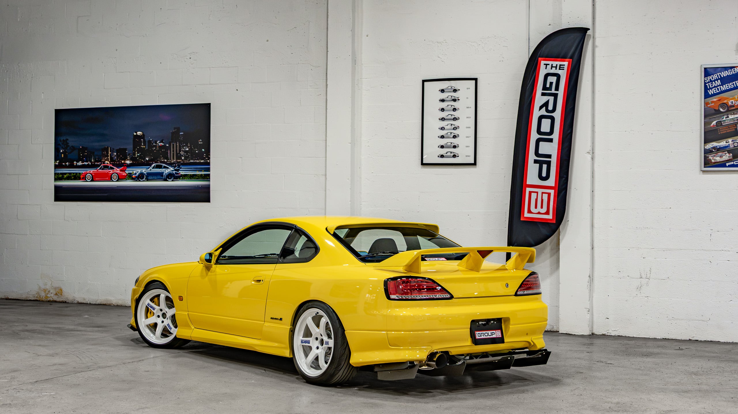 1999 Nissan Silvia S15 Spec R Build – Lightning Yellow – Only 24k Miles – 6 Speed Manual – OEM SPEC R Aero full