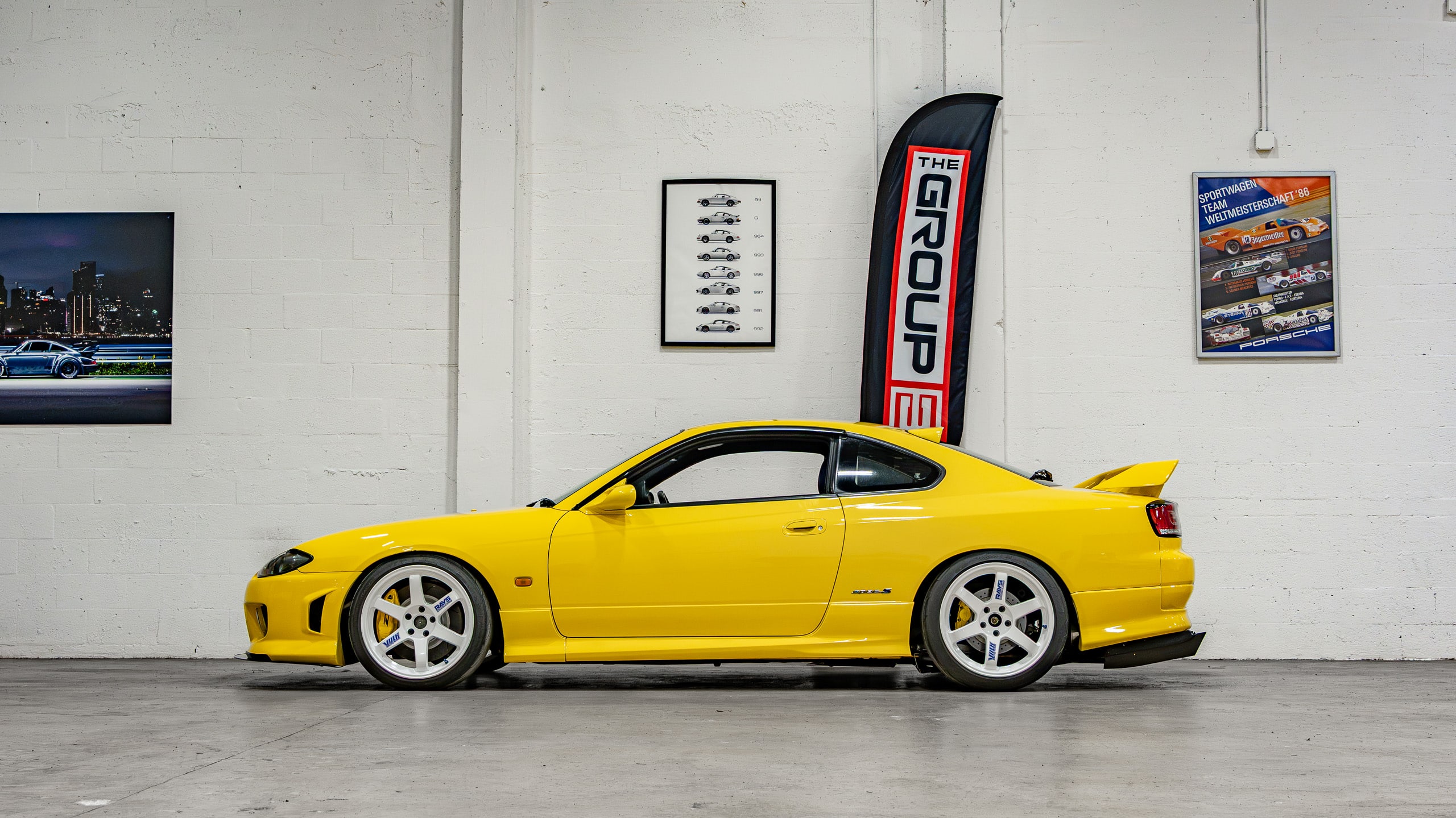 1999 Nissan Silvia S15 Spec R Build – Lightning Yellow – Only 24k Miles – 6 Speed Manual – OEM SPEC R Aero full