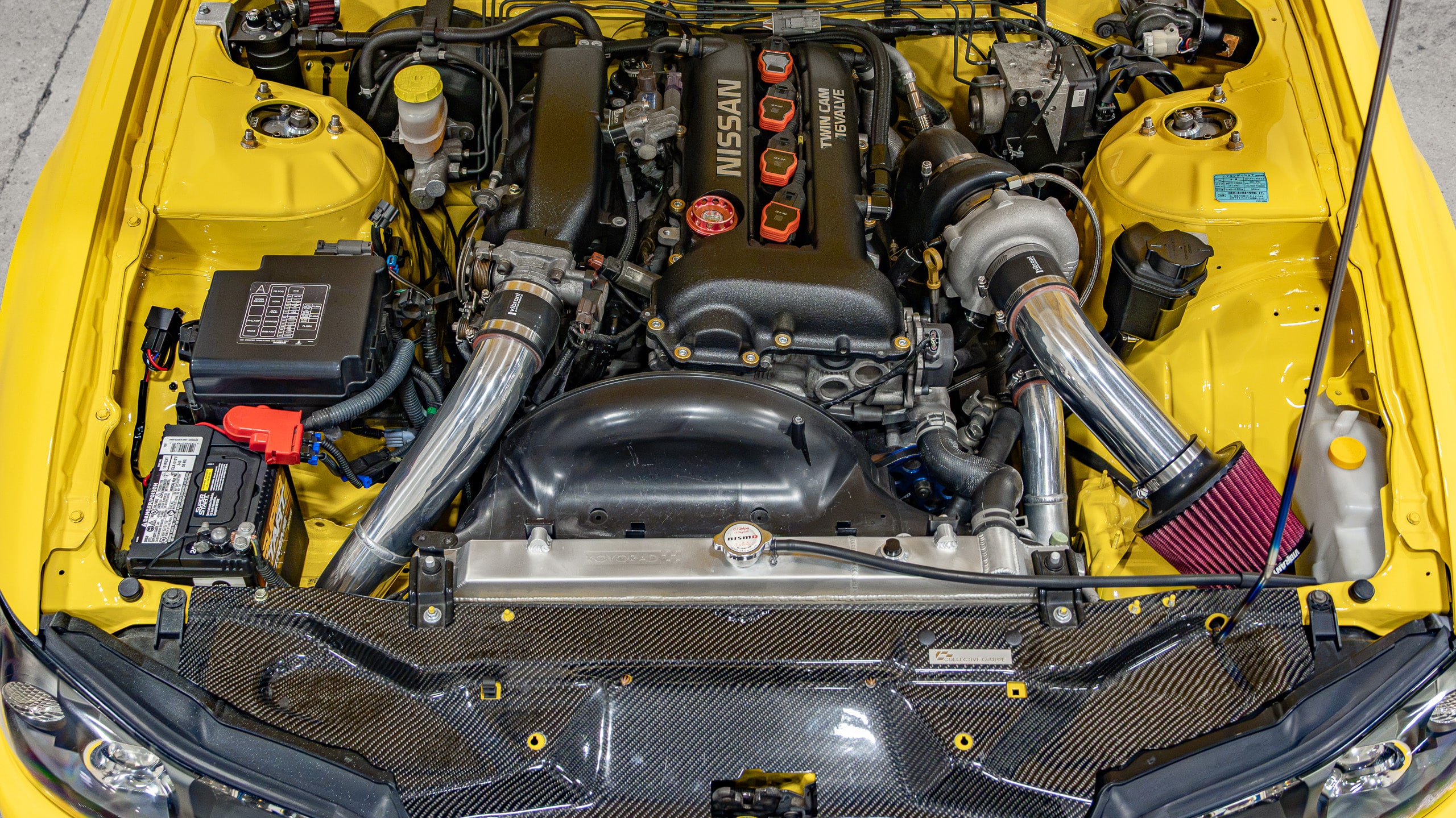 1999 Nissan Silvia S15 Spec R Build – Lightning Yellow – Only 24k Miles – 6 Speed Manual – OEM SPEC R Aero full