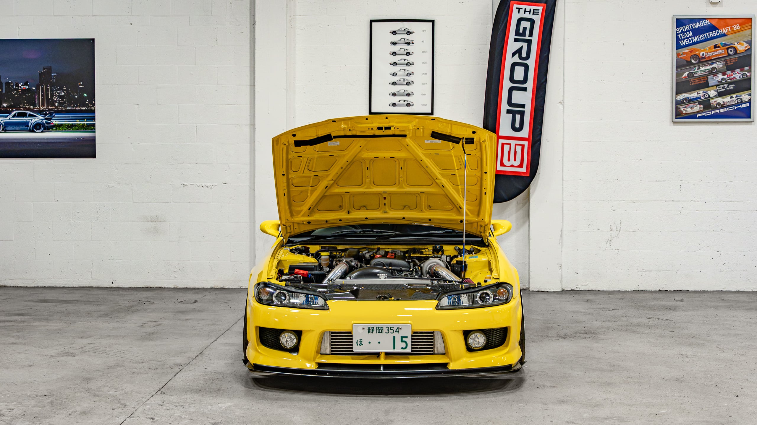 1999 Nissan Silvia S15 Spec R Build – Lightning Yellow – Only 24k Miles – 6 Speed Manual – OEM SPEC R Aero full