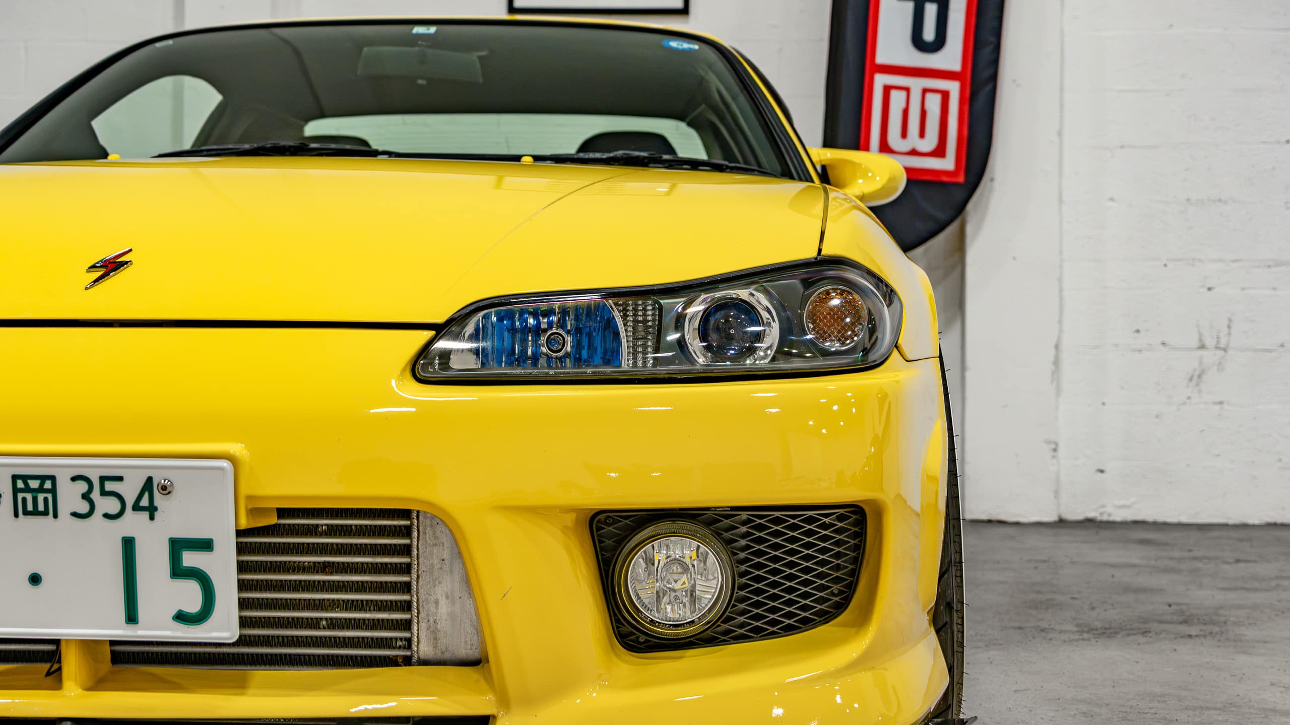 1999 Nissan Silvia S15 Spec R Build – Lightning Yellow – Only 24k Miles – 6 Speed Manual – OEM SPEC R Aero full