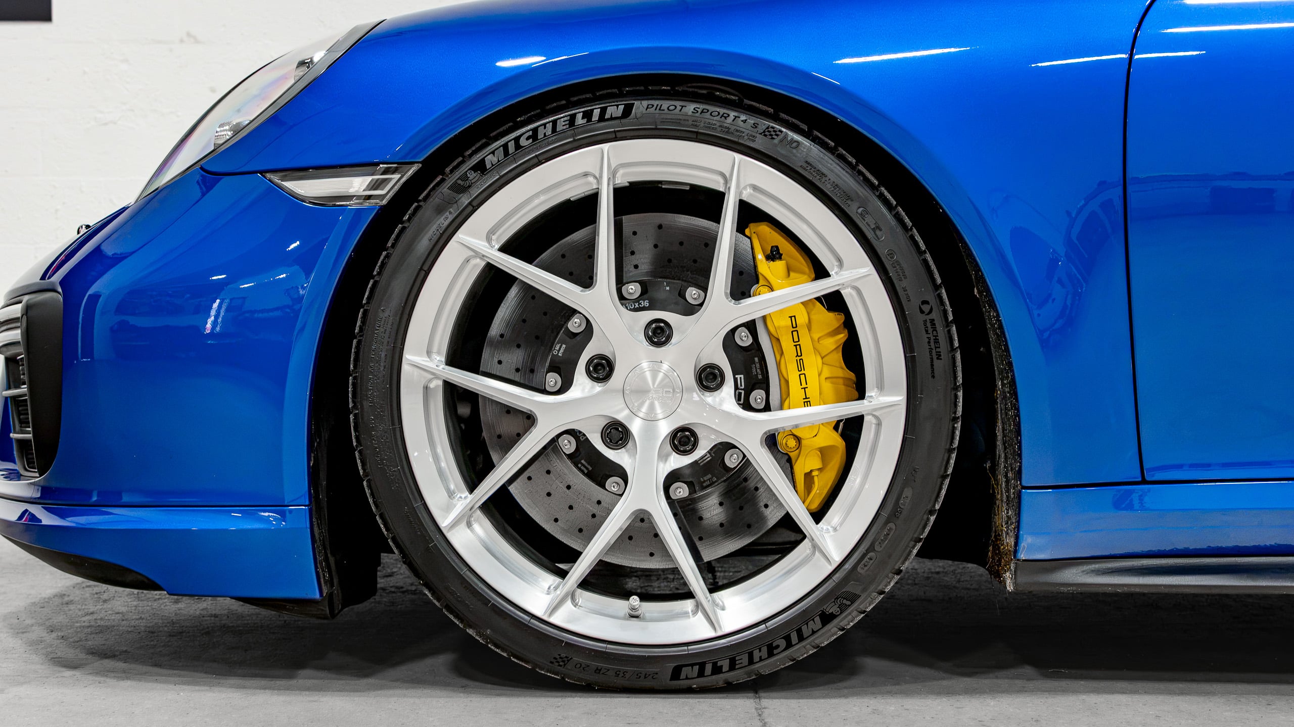 2017 Porsche 911 TURBO S 991.2 Only 38k Miles-Rare Sapphire Blue Metallic-Full Body PPF-Nicely Modified-700+HP full