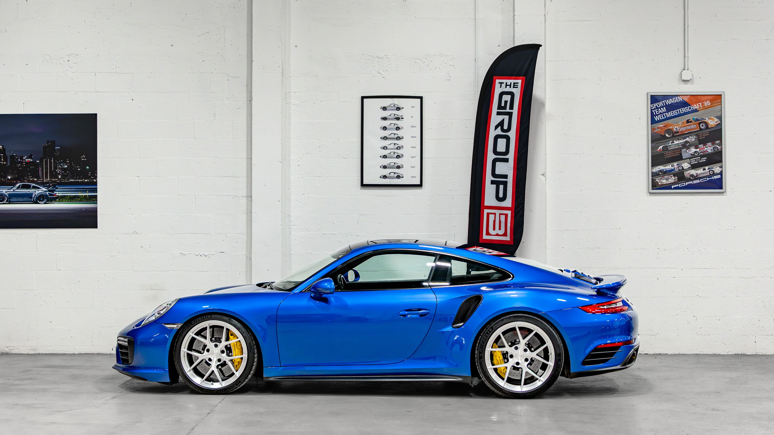 2017 Porsche 911 TURBO S 991.2 Only 38k Miles-Rare Sapphire Blue Metallic-Full Body PPF-Nicely Modified-700+HP full