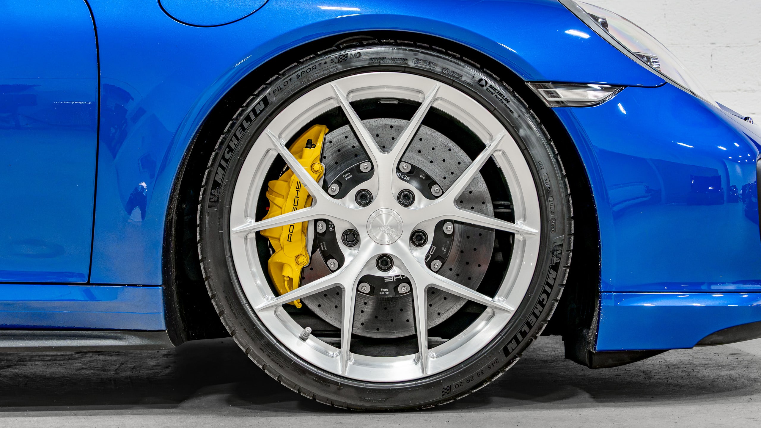 2017 Porsche 911 TURBO S 991.2 Only 38k Miles-Rare Sapphire Blue Metallic-Full Body PPF-Nicely Modified-700+HP full