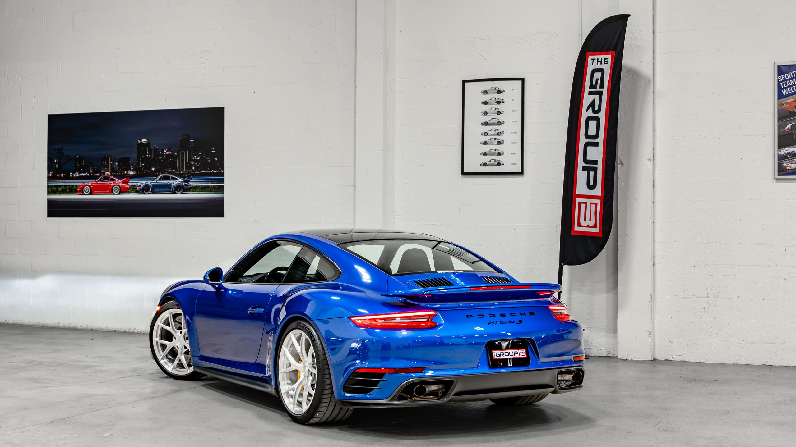 2017 Porsche 911 TURBO S 991.2 Only 38k Miles-Rare Sapphire Blue Metallic-Full Body PPF-Nicely Modified-700+HP full