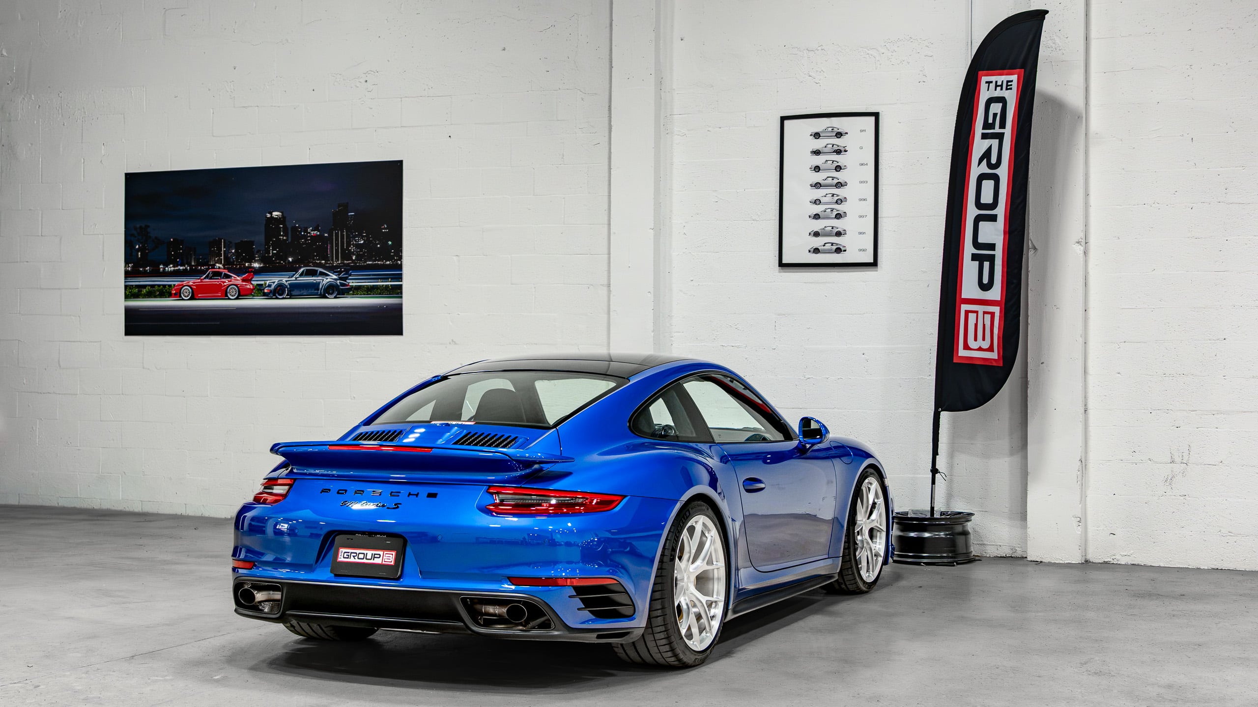 2017 Porsche 911 TURBO S 991.2 Only 38k Miles-Rare Sapphire Blue Metallic-Full Body PPF-Nicely Modified-700+HP full