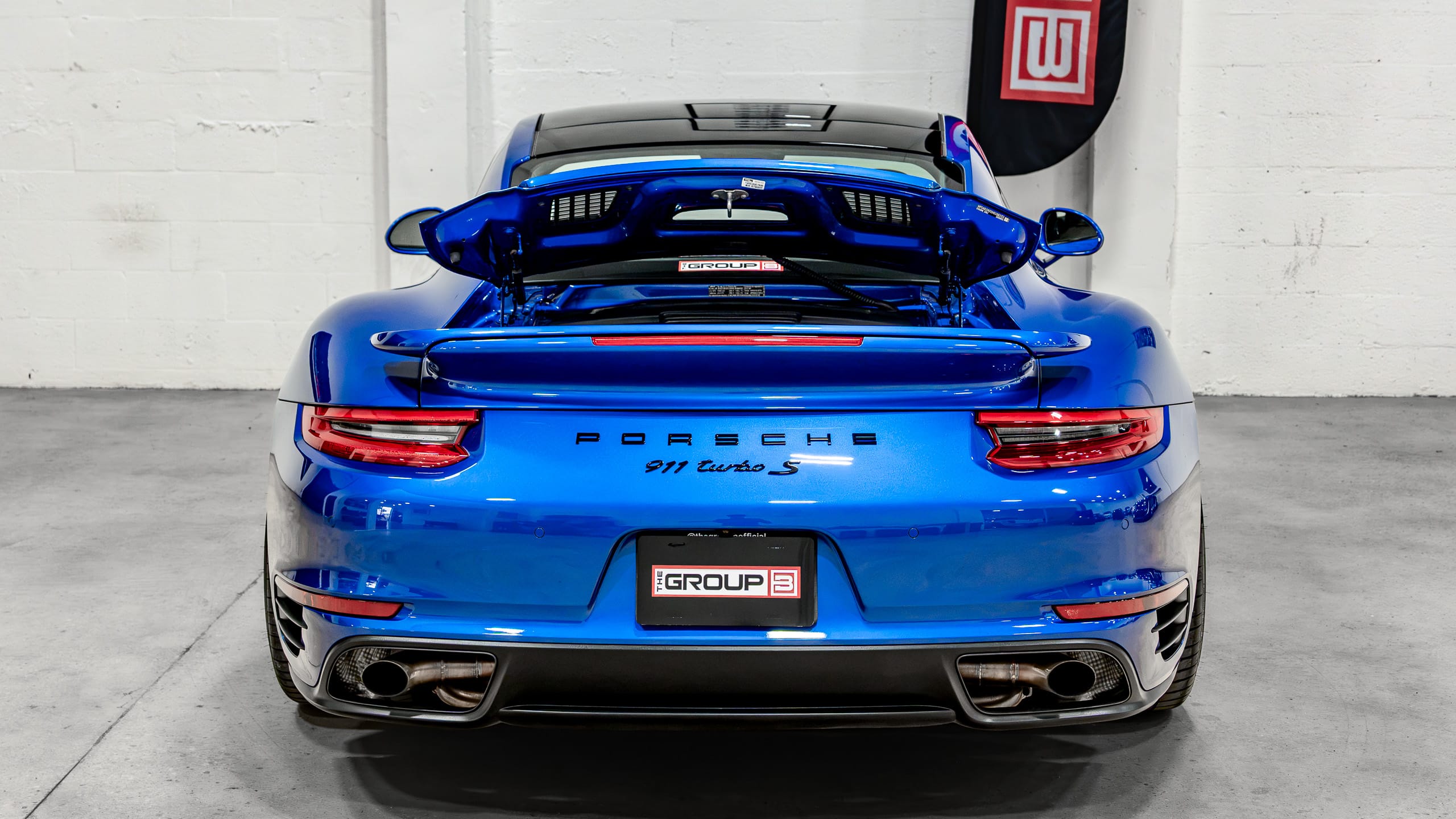 2017 Porsche 911 TURBO S 991.2 Only 38k Miles-Rare Sapphire Blue Metallic-Full Body PPF-Nicely Modified-700+HP full