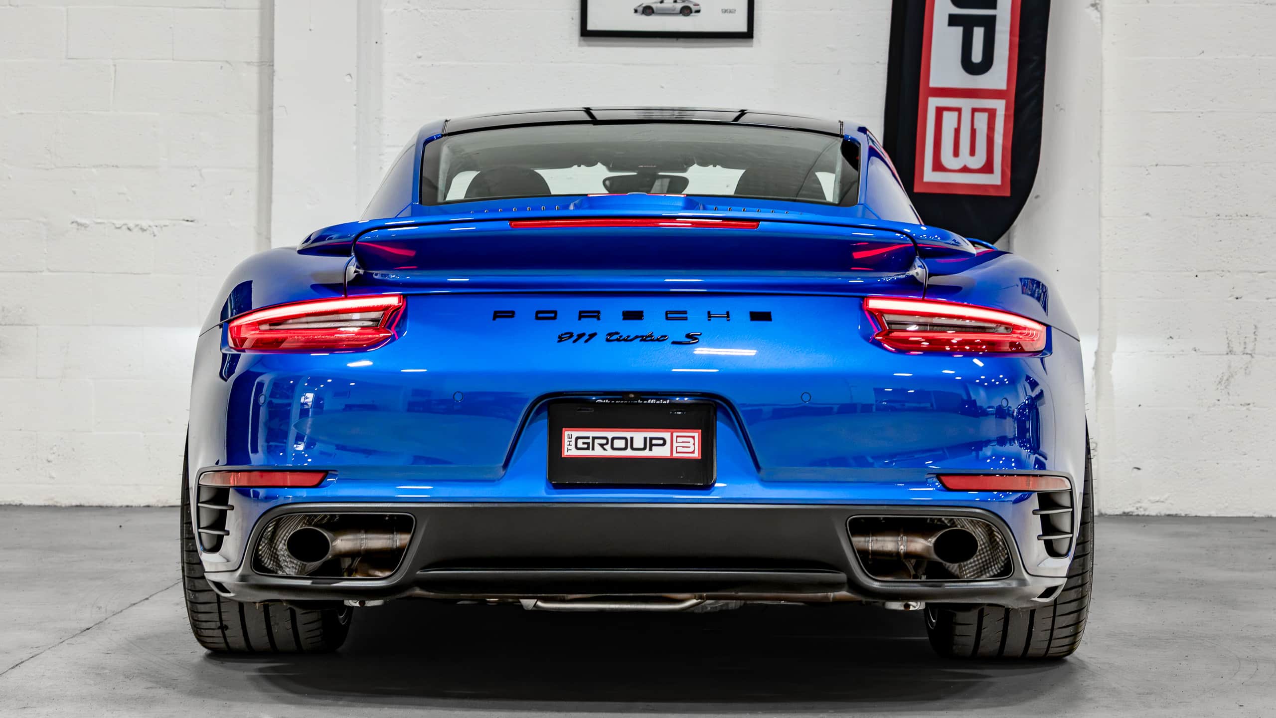 2017 Porsche 911 TURBO S 991.2 Only 38k Miles-Rare Sapphire Blue Metallic-Full Body PPF-Nicely Modified-700+HP full